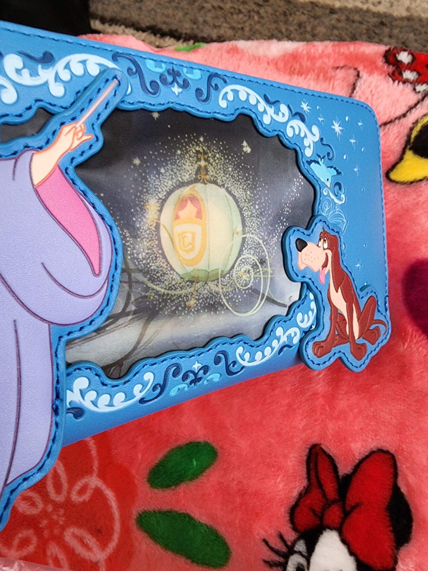 Loungefly Disney Cinderella Fairy Godmother Holographic Wallet