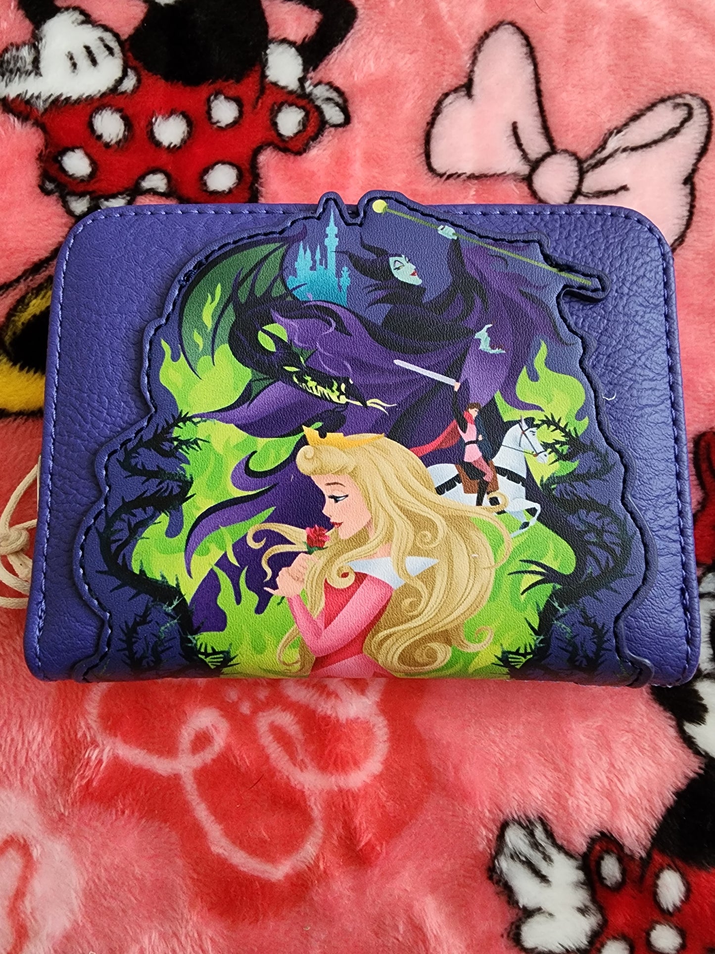 Loungefly Disney Sleeping Beauty and Malifacent Wallet