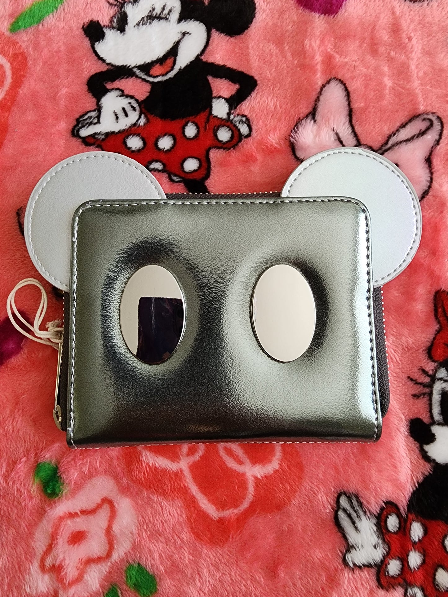 Loungefly Disney 100th Anniversary Platinum Mickey Mouse Wallet