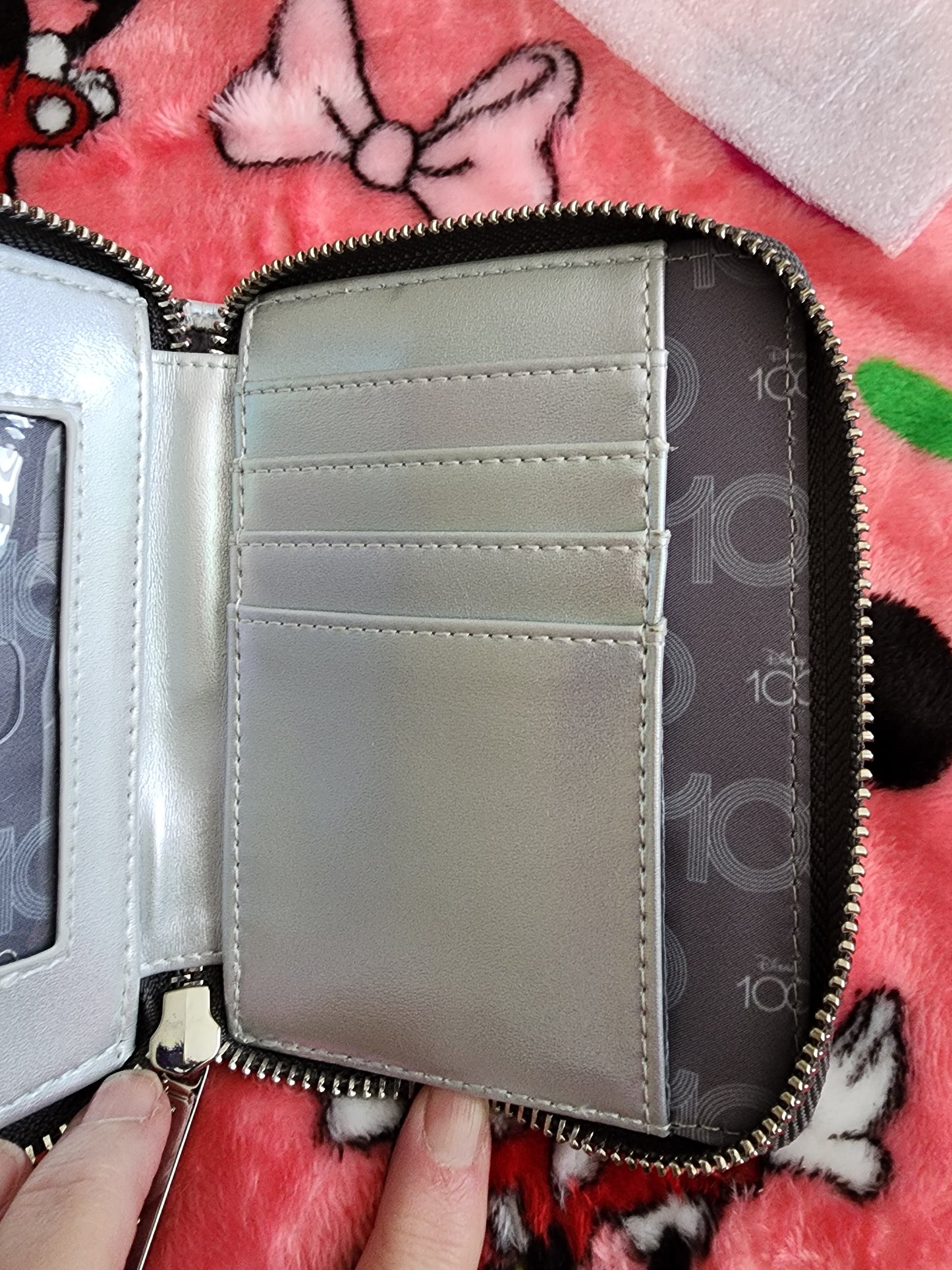 Loungefly Disney 100th Anniversary Platinum Mickey Mouse Wallet