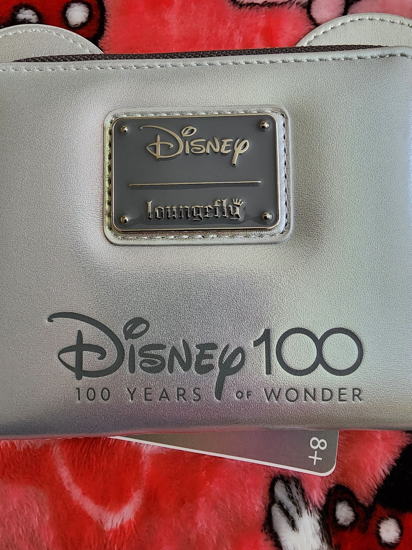 Loungefly Disney 100th Anniversary Platinum Mickey Mouse Wallet