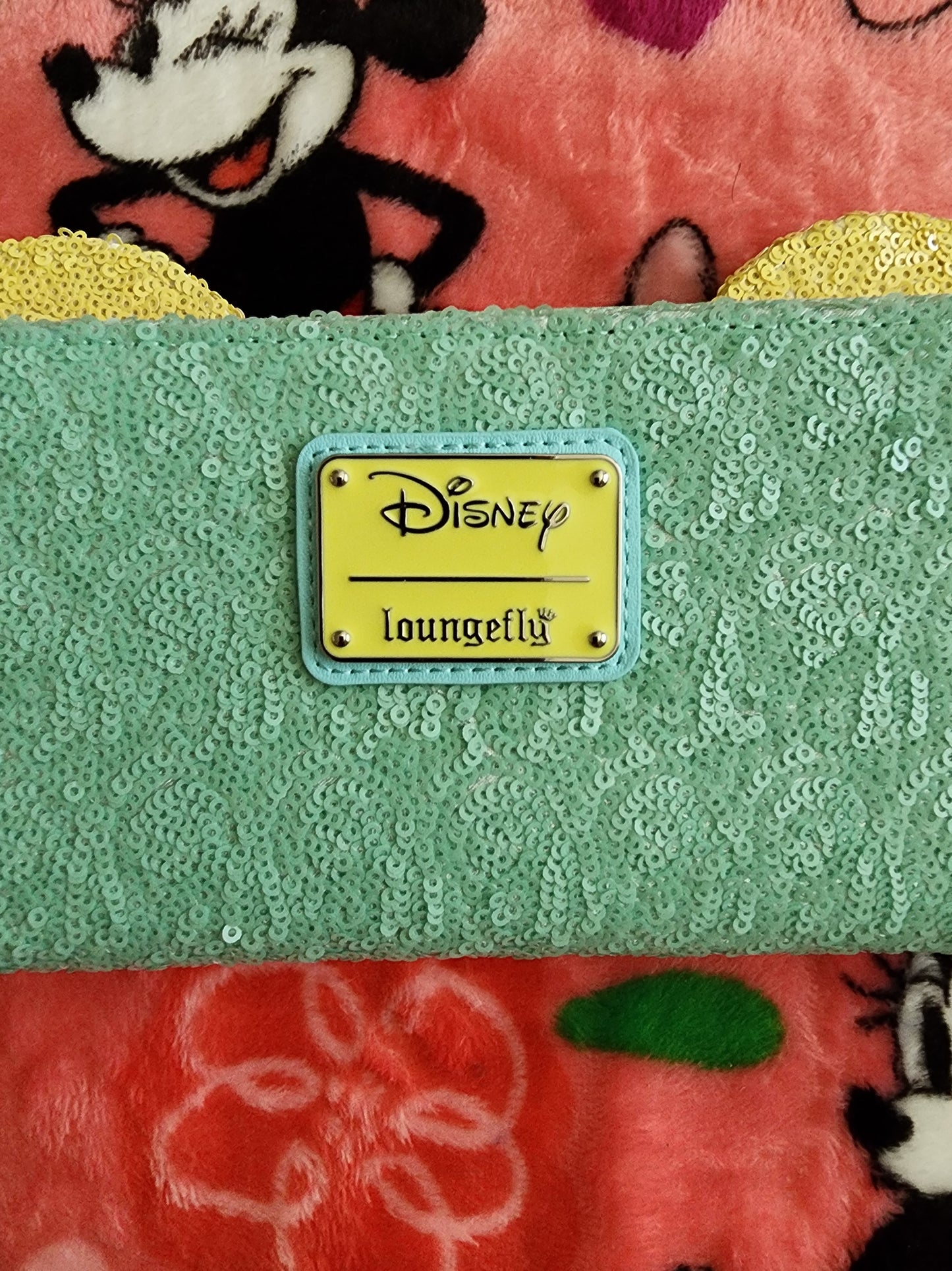 Loungefly Disney Minnie Mouse Pastel Sequined Wallet