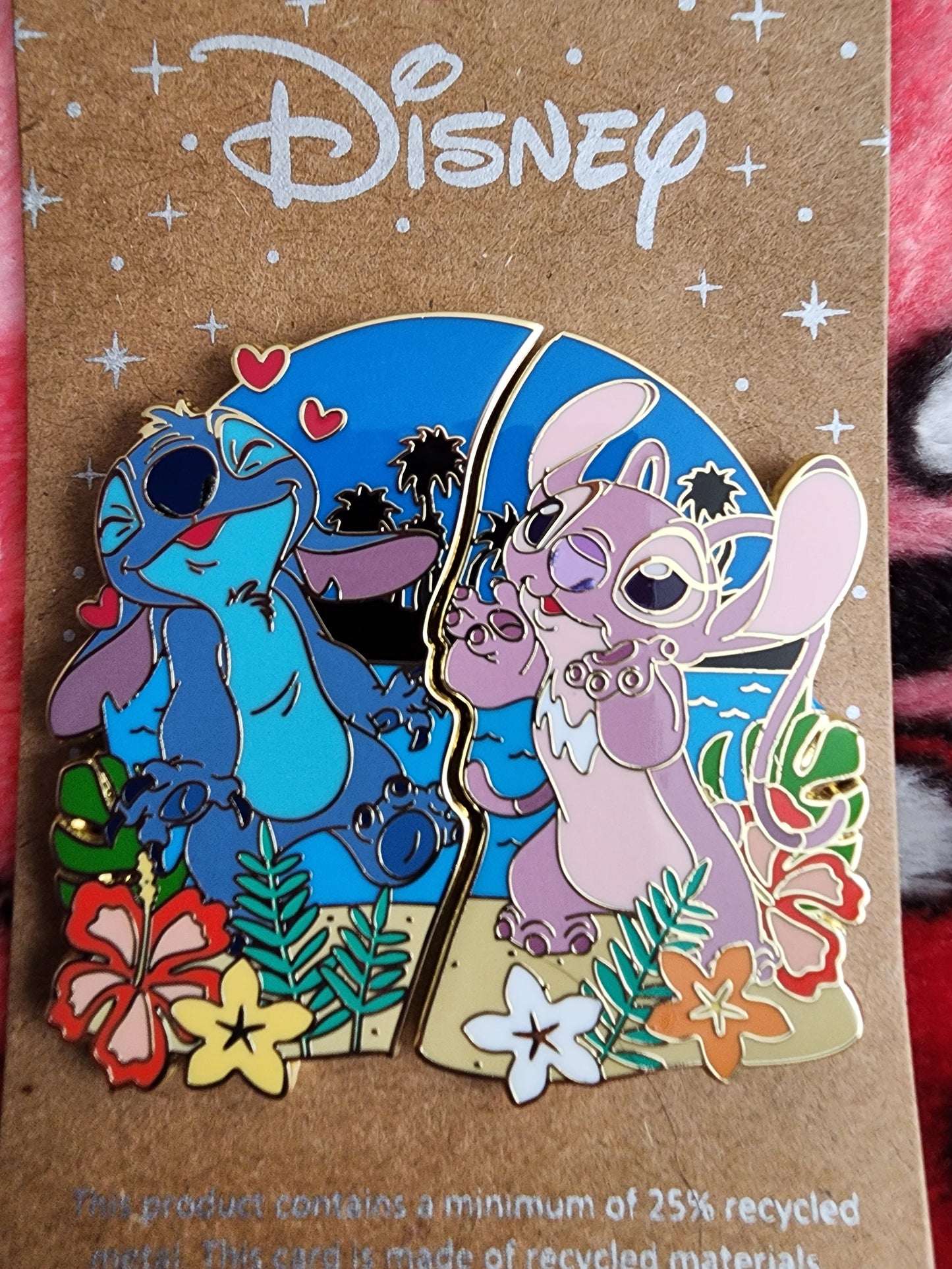 Loungefly Disney Stitch and Angel Couple Pins