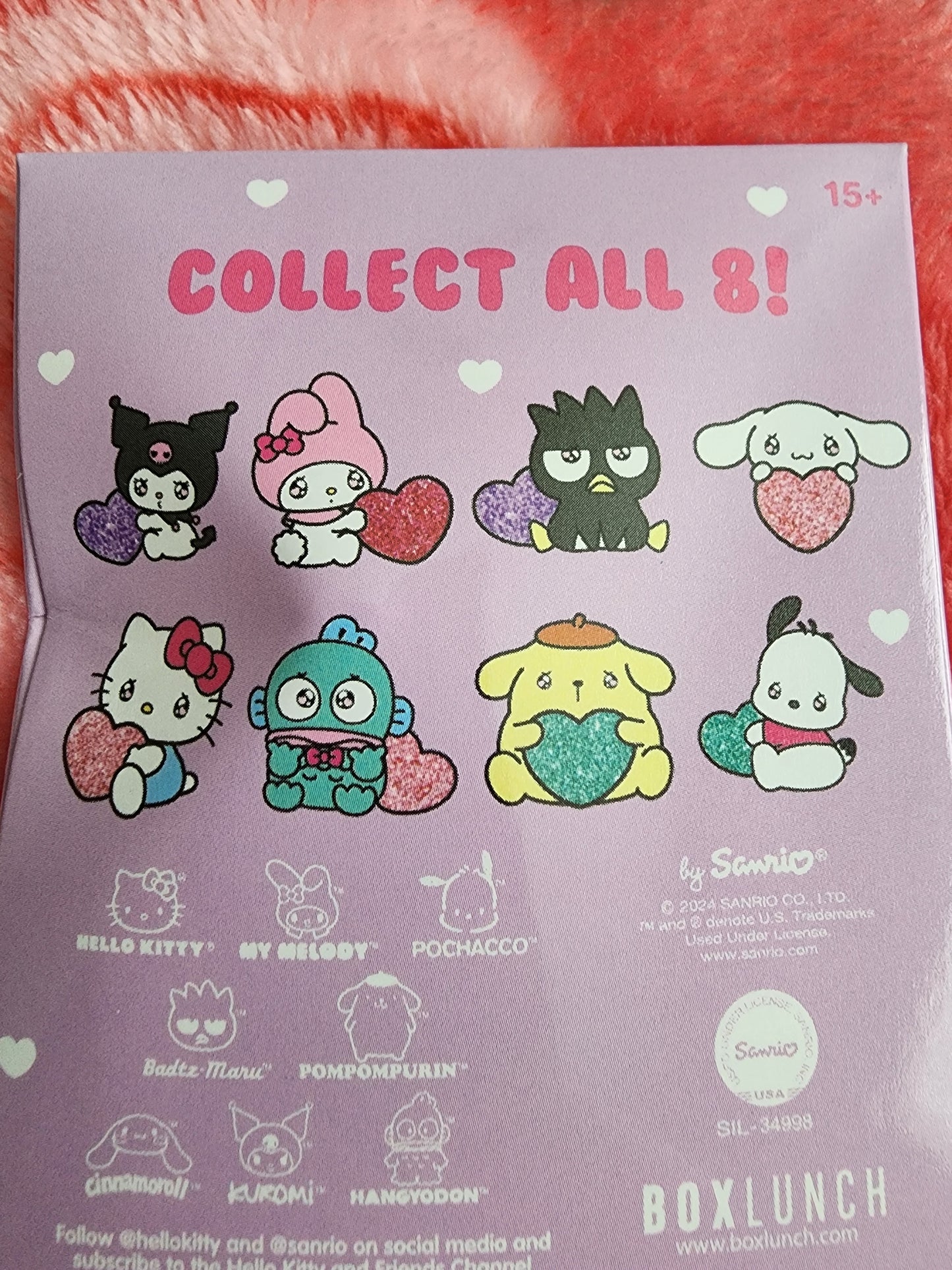 Hello Kitty and Friends Valentine's Mystery Pins