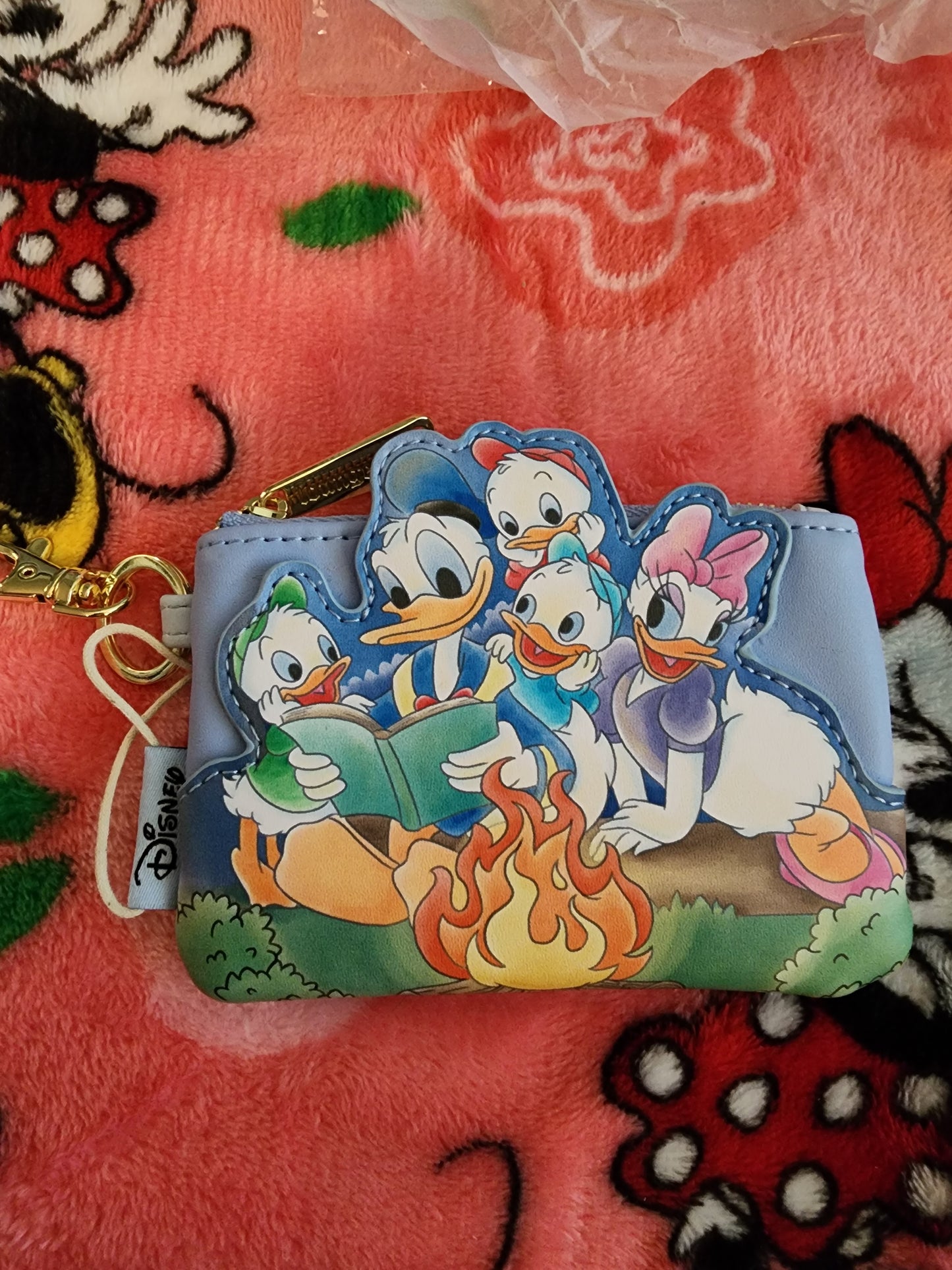 Loungefly Disney Donald and Daisy Duck with Huey, Duey and Louey Coin Purse