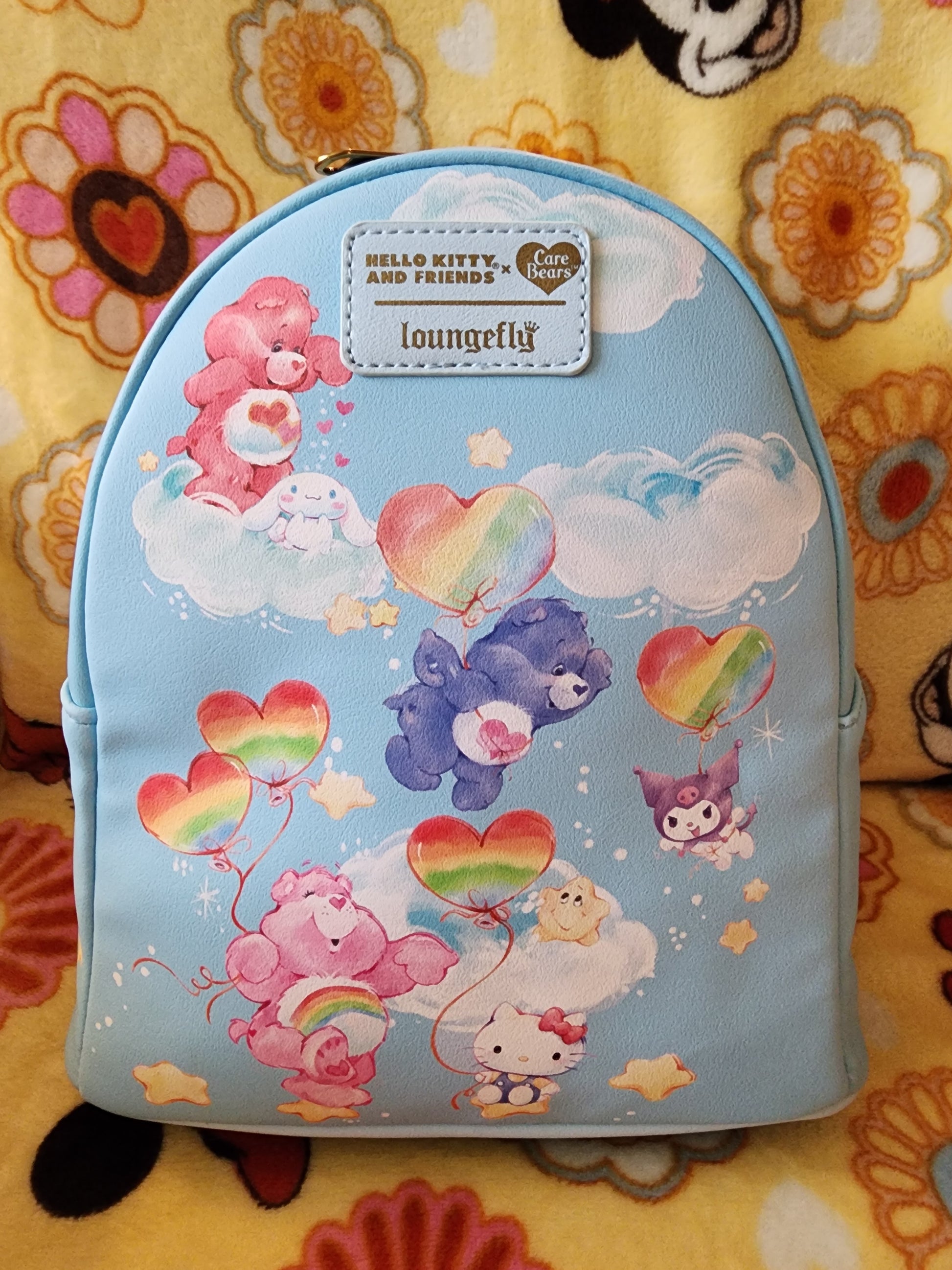 hello kitty and friends loungefly backpack Loungefly Hello Kitty and Friends with the Care Bears Backpack – Gwen's Mermaid Cove
