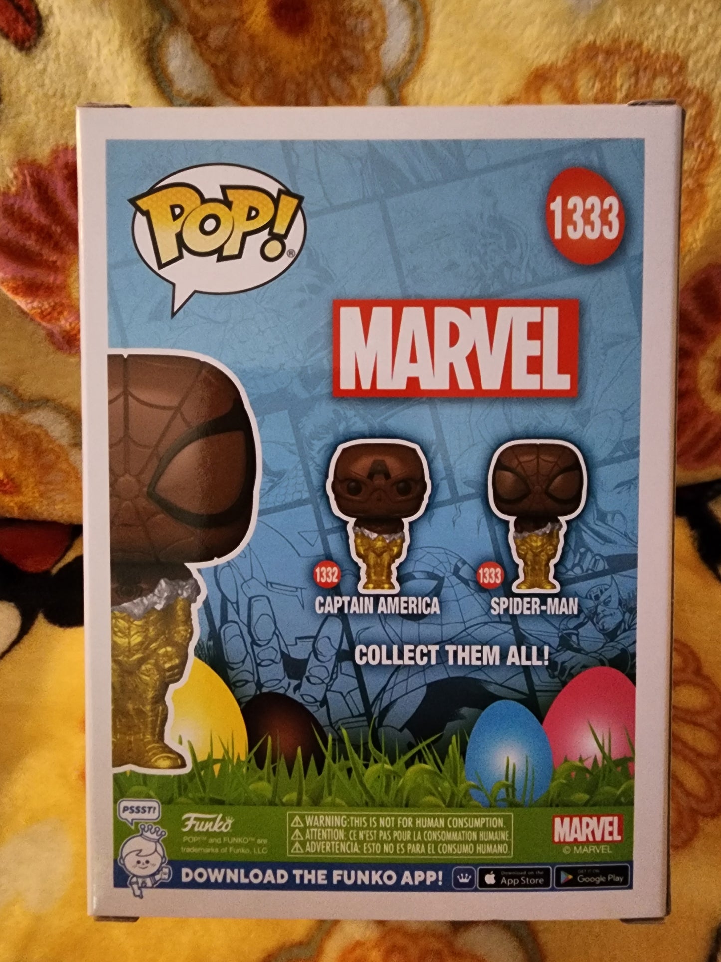 Funko Pop Marvel Spiderman Easter Chocolate Pop Figure