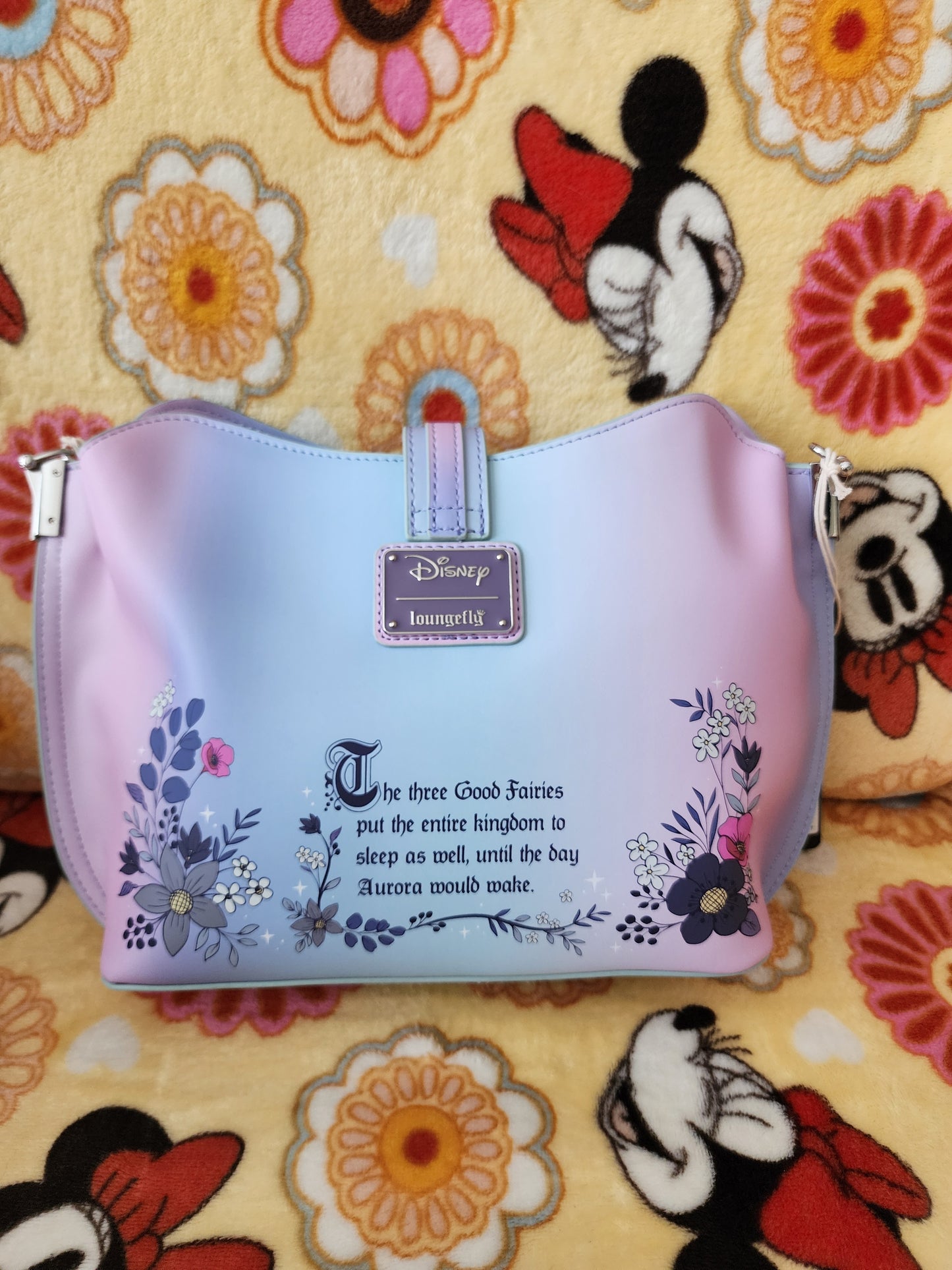 Loungefly Disney 65th Anniversary Sleeping Beauty Crossbody Bag