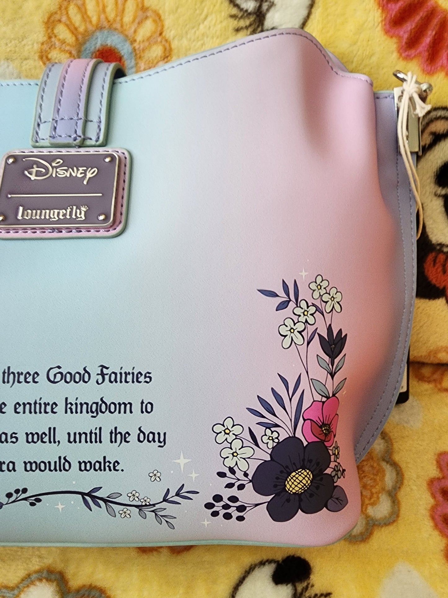 Loungefly Disney 65th Anniversary Sleeping Beauty Crossbody Bag