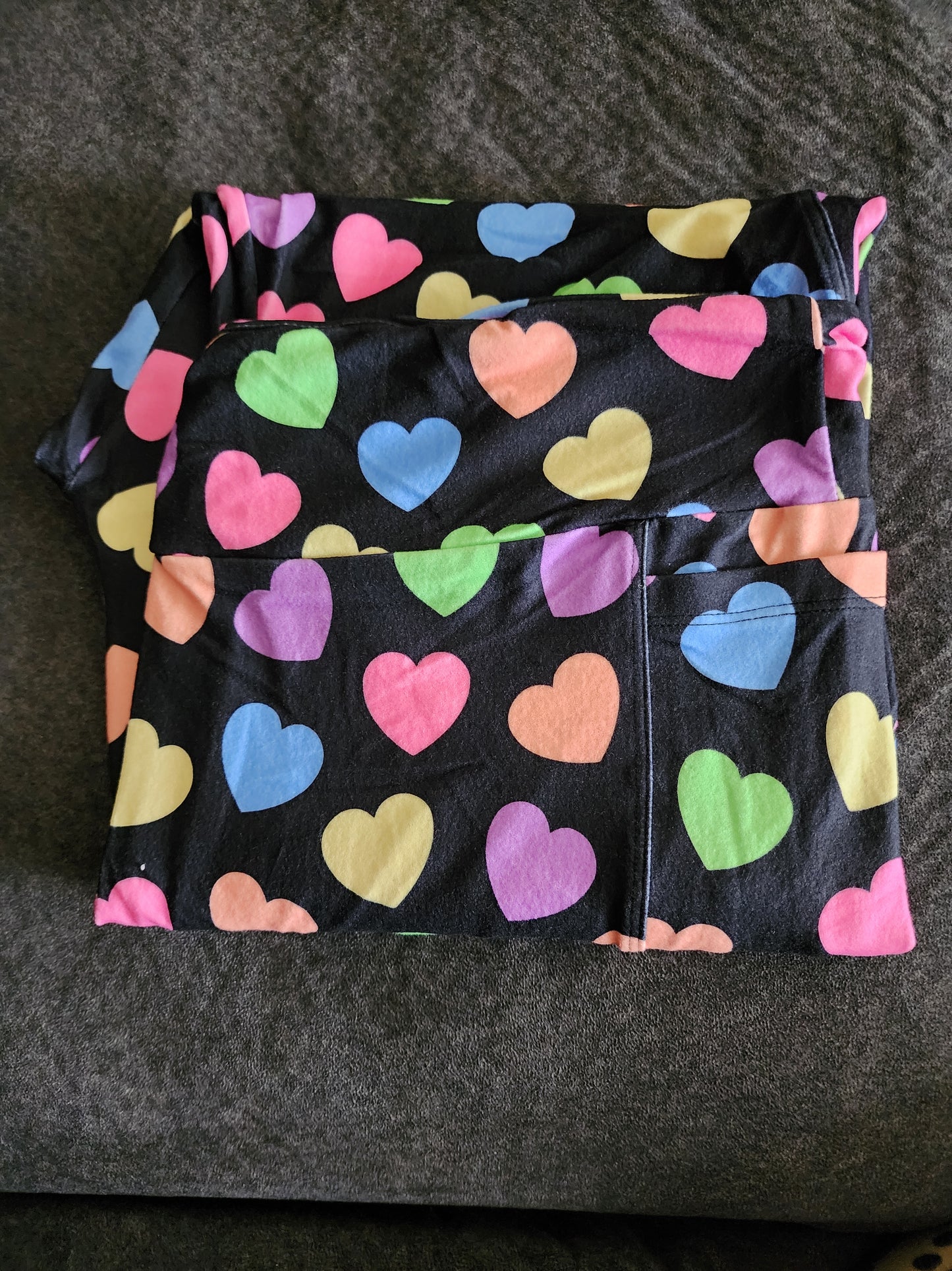 *Charlies Project Valentine's Pastel Heart Leggings