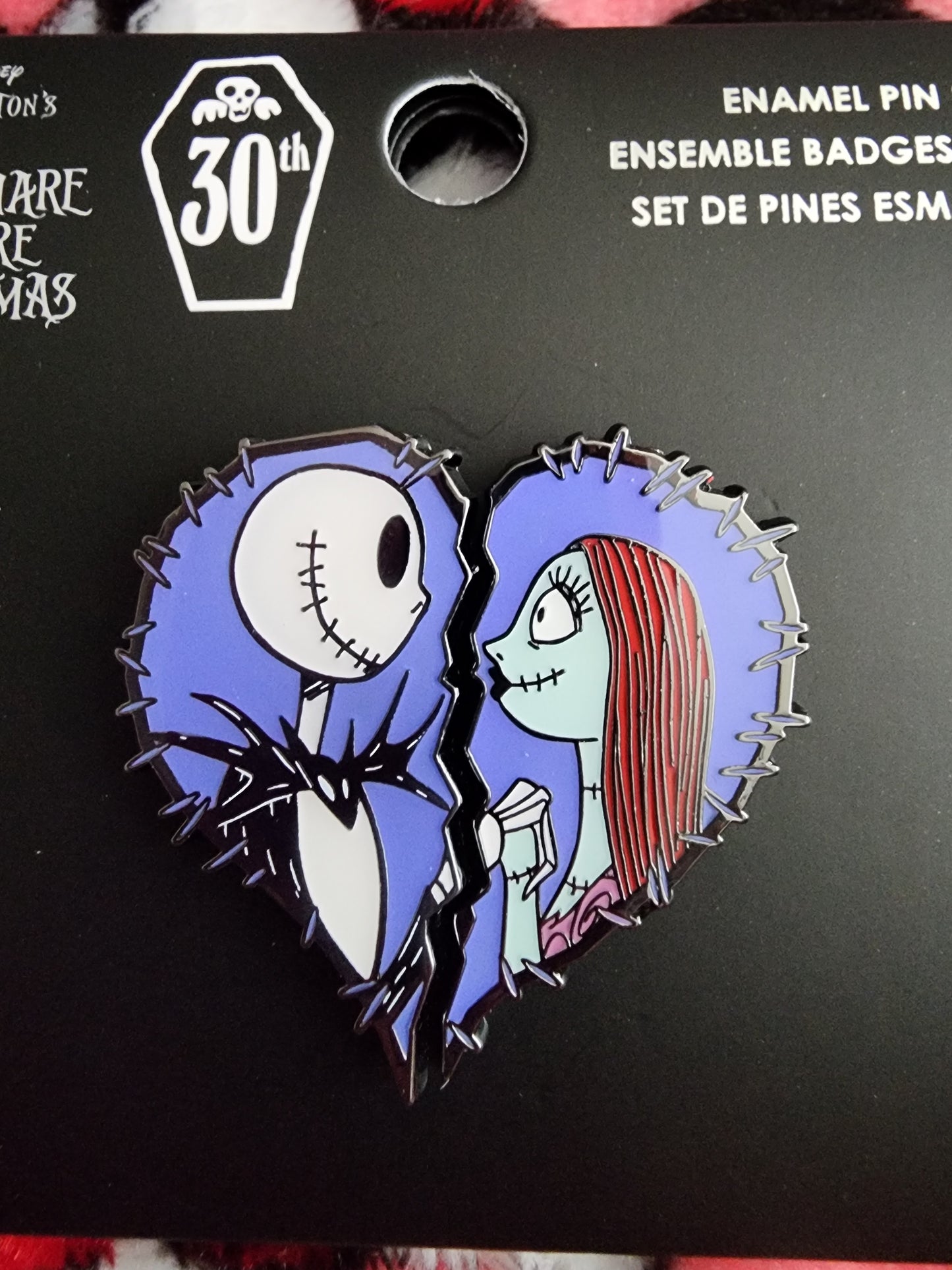 Loungefly Disney Nightmare Before Christmas Jack & Sally Pins