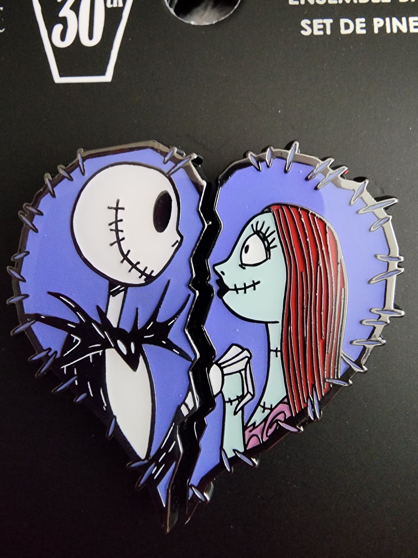 Loungefly Disney Nightmare Before Christmas Jack & Sally Pins