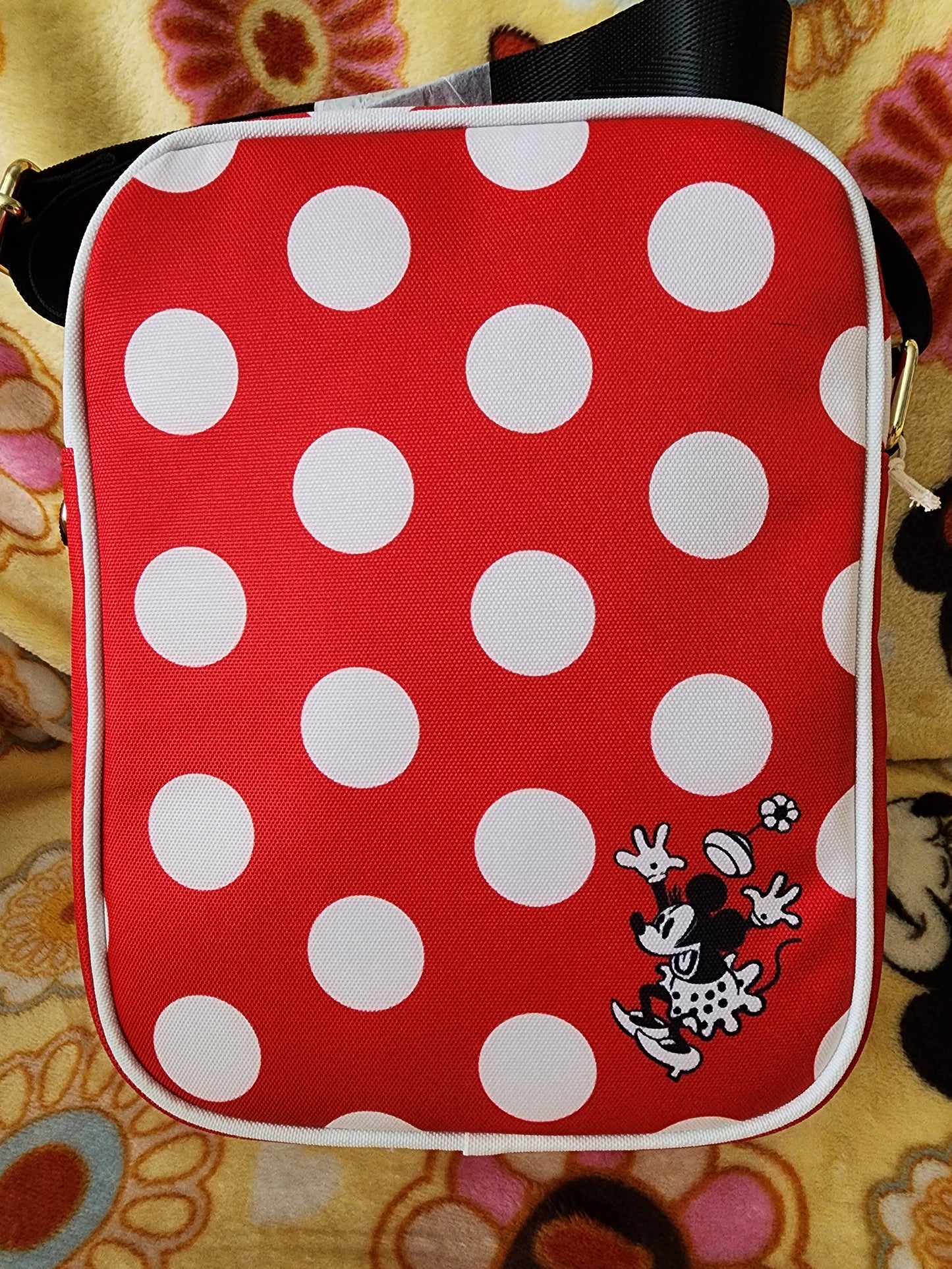 Loungefly Disney Minnie Mouse Bows and Dots Crossbody Bag