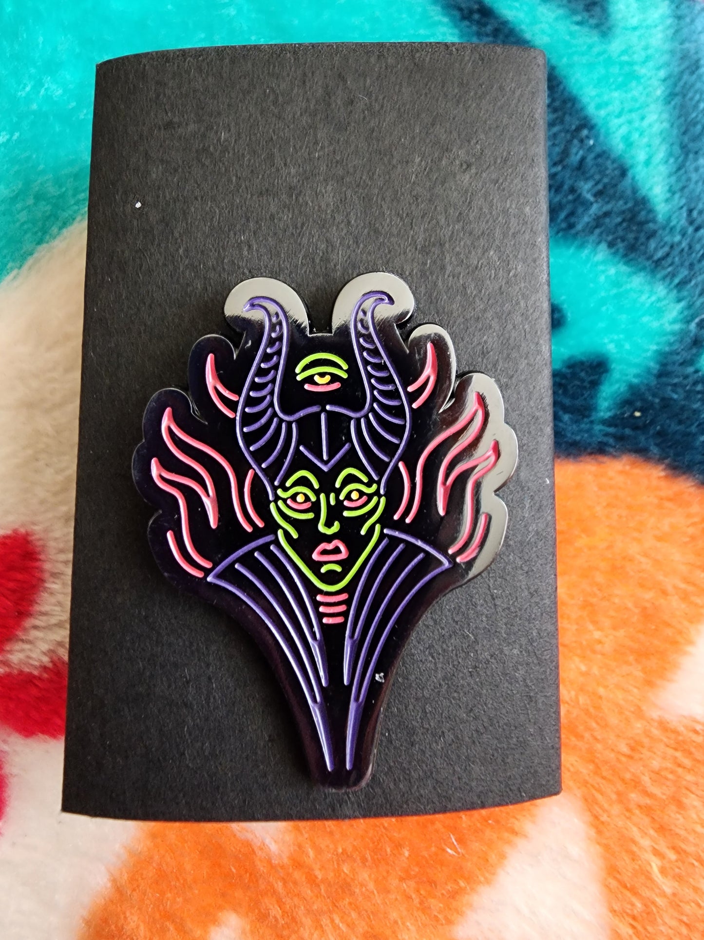 Loungefly Disney Villains Neon Mystery Pins