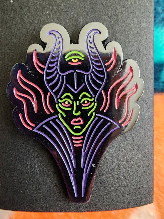 Loungefly Disney Villains Neon Mystery Pins