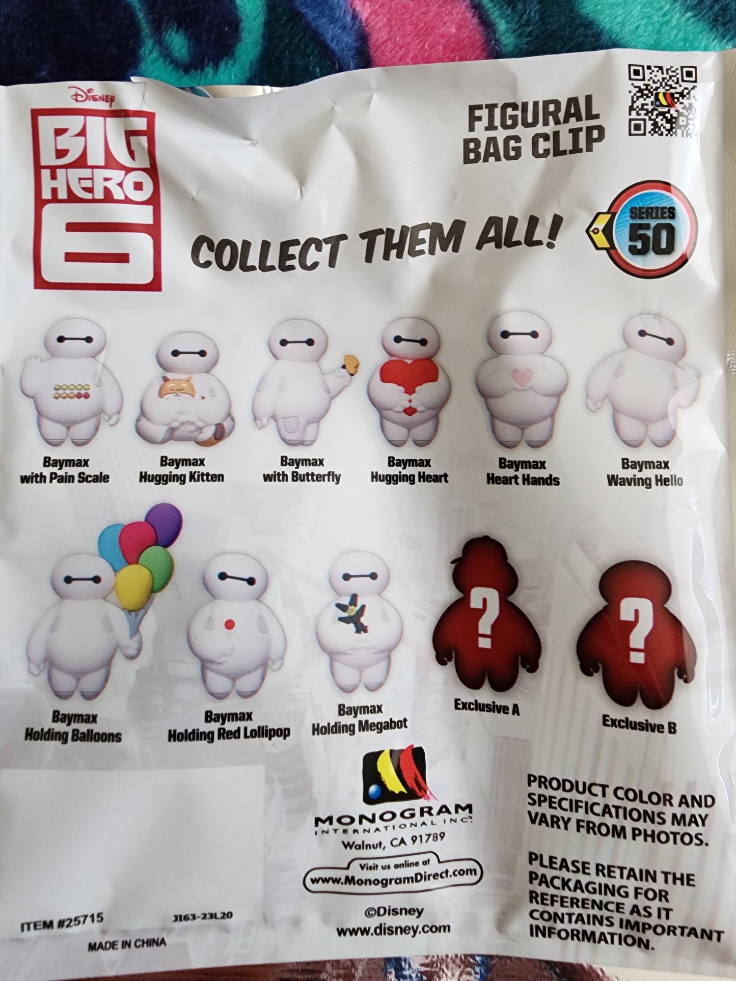 Disney Baymax Mystery Bag Clips