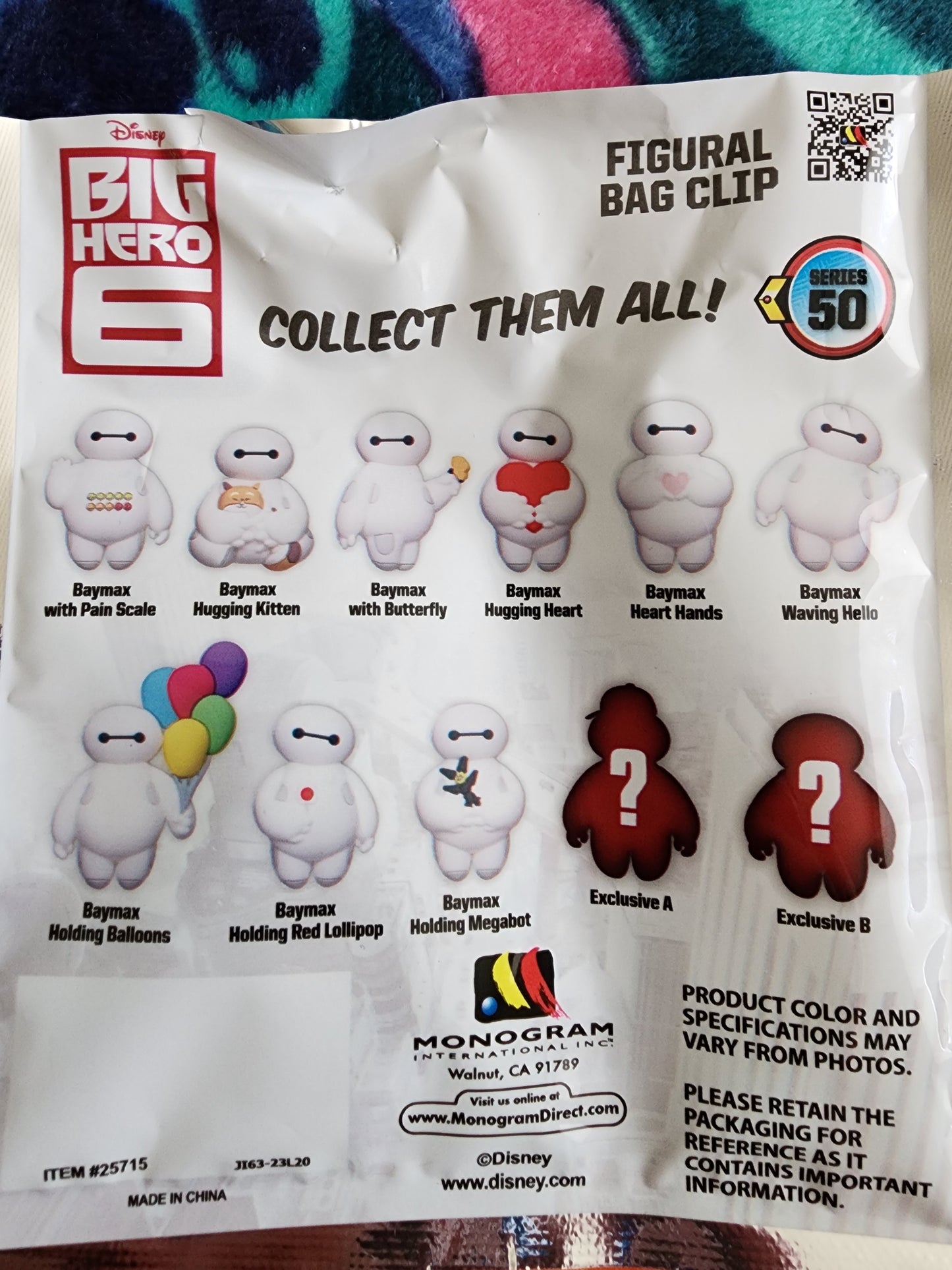 Disney Baymax Mystery Bag Clips