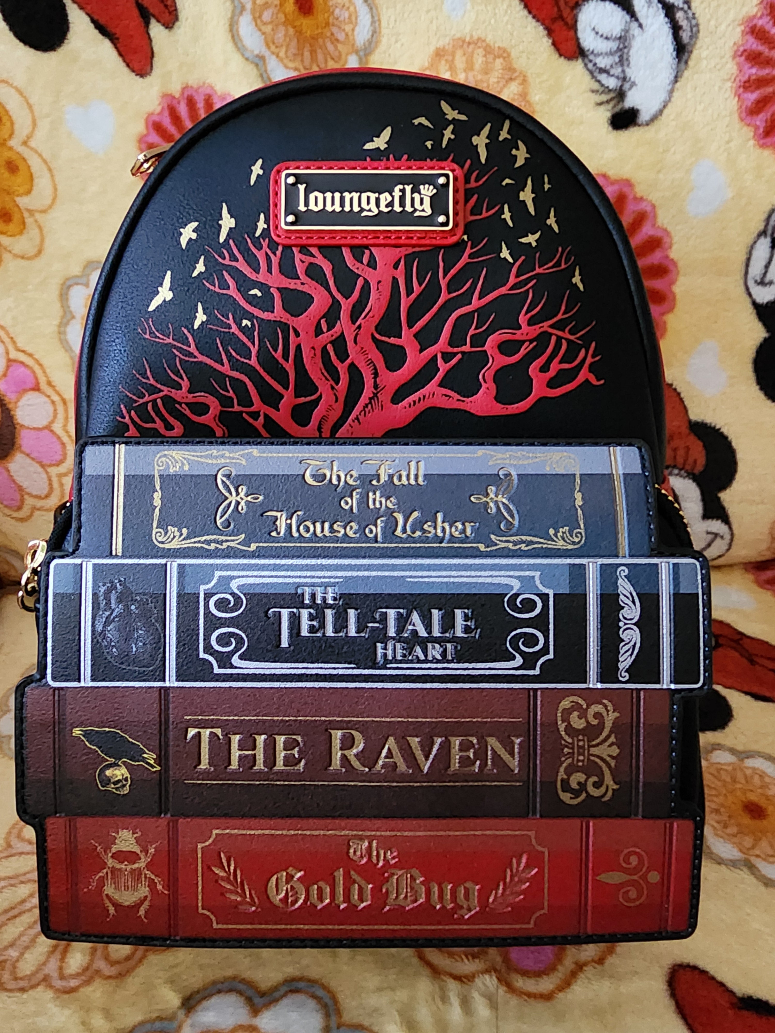 Loungefly Exclusive Edgar Allen Poe Books Backpack – Gwen's Mermaid Cove