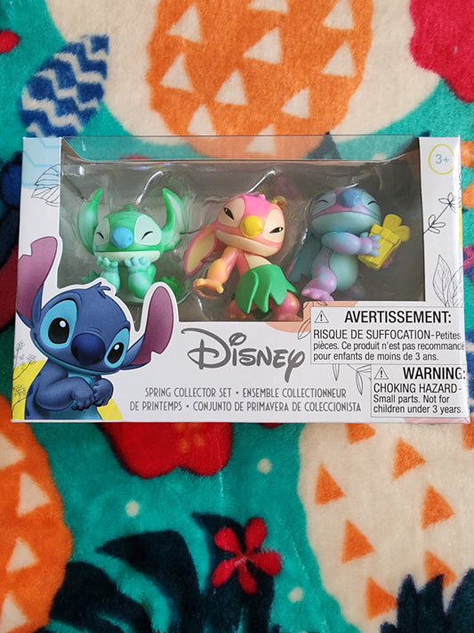 Disney Stitch Spring Figures Collector Set