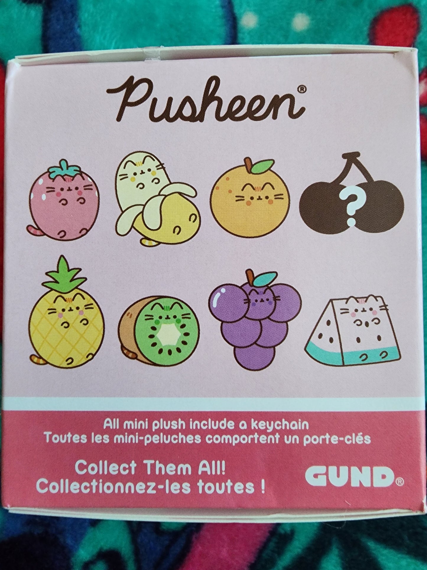 Pusheen Cat Fruit Plush Mystery Bag Clips