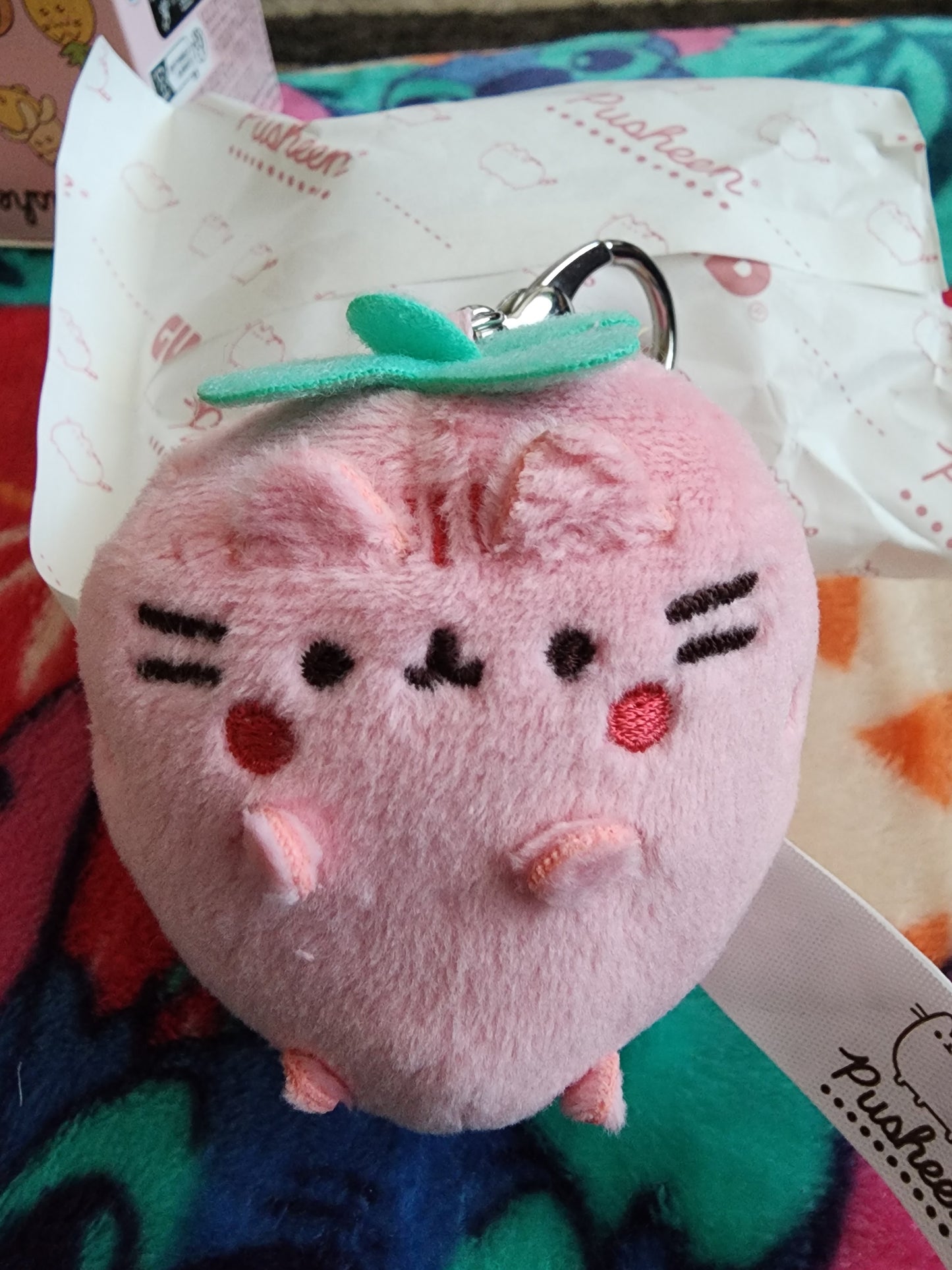 Pusheen Cat Fruit Plush Mystery Bag Clips