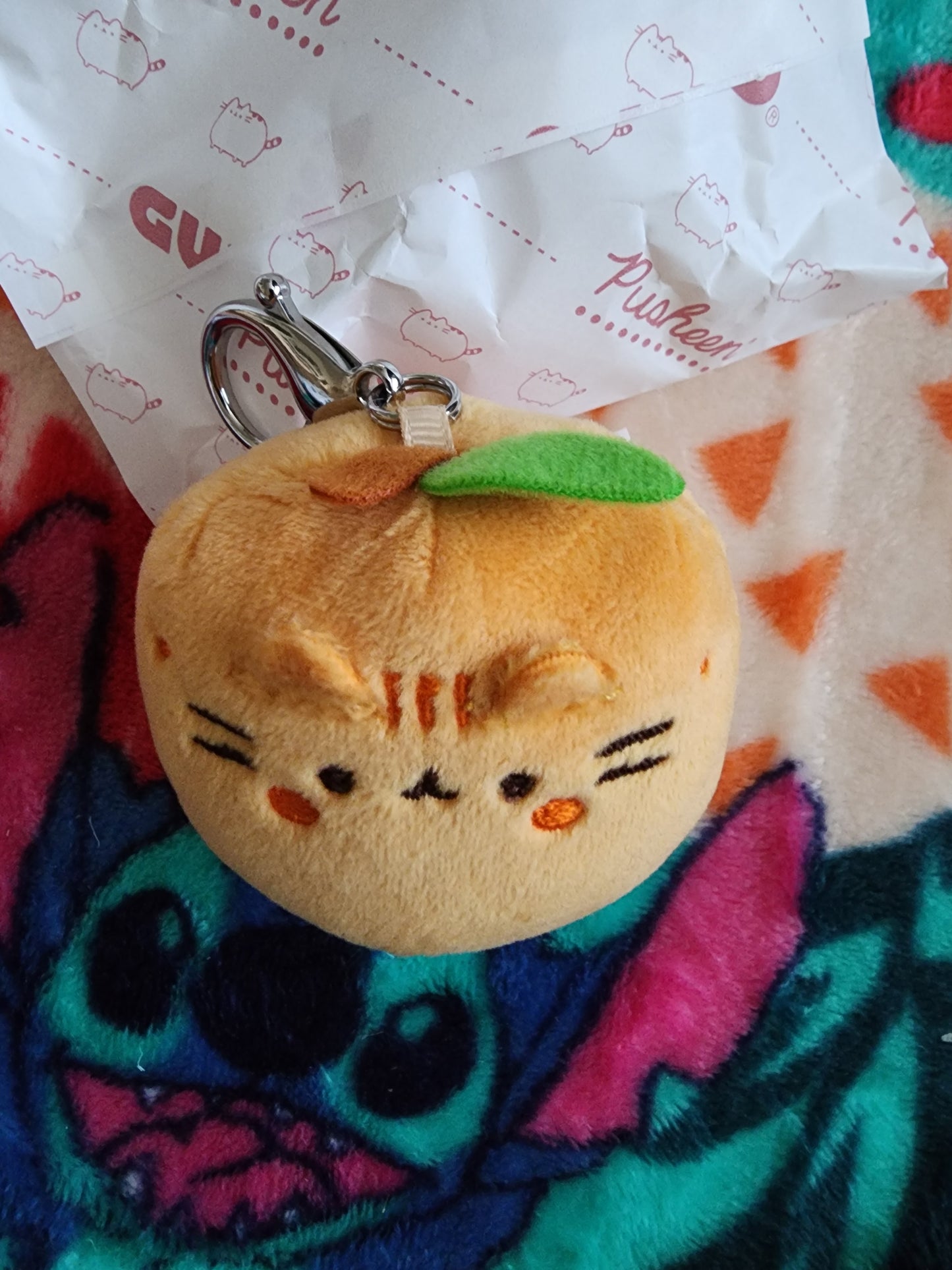 Pusheen Cat Fruit Plush Mystery Bag Clips