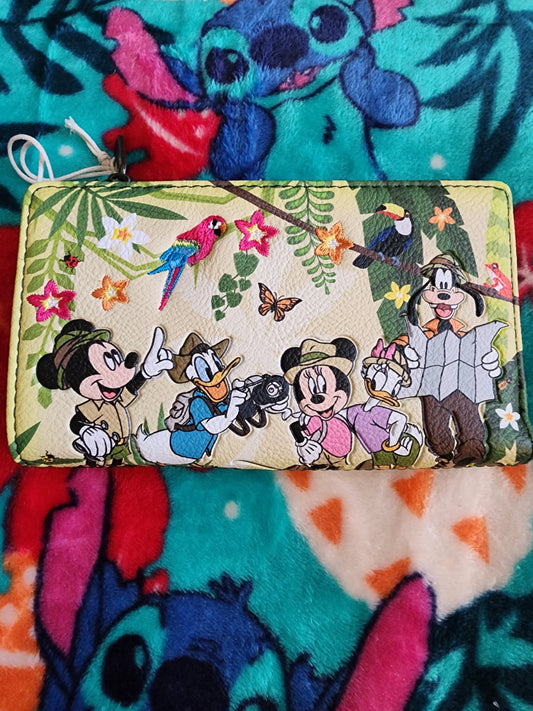 Loungefly Disney Mickey and Friends Exclusive Safari Wallet