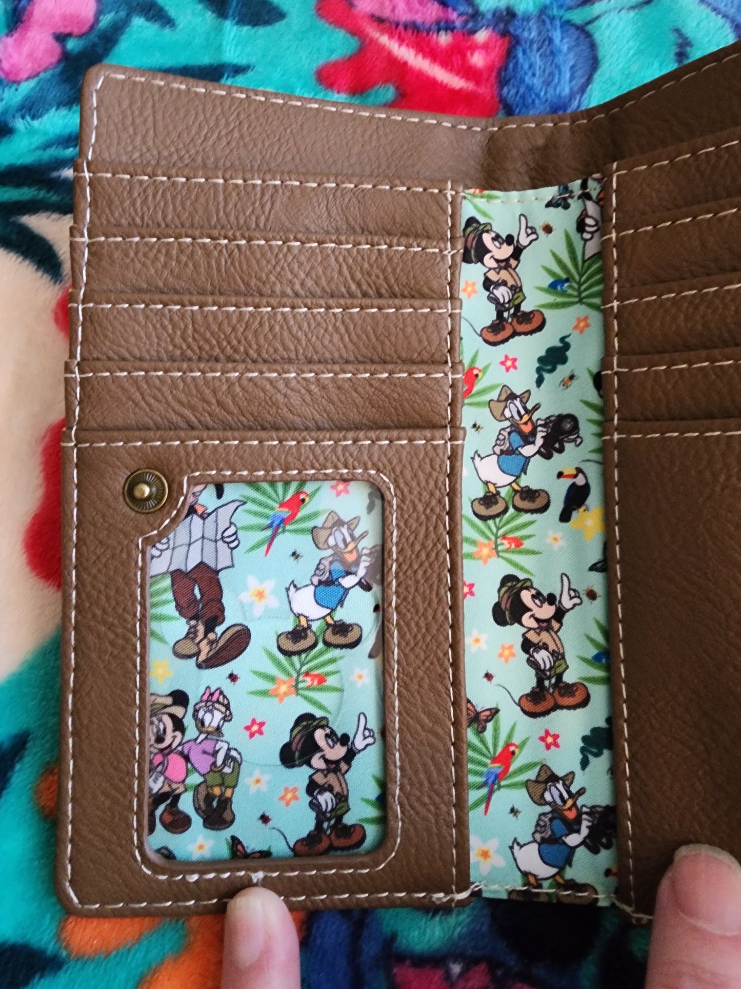 Loungefly Disney Mickey and Friends Exclusive Safari Wallet