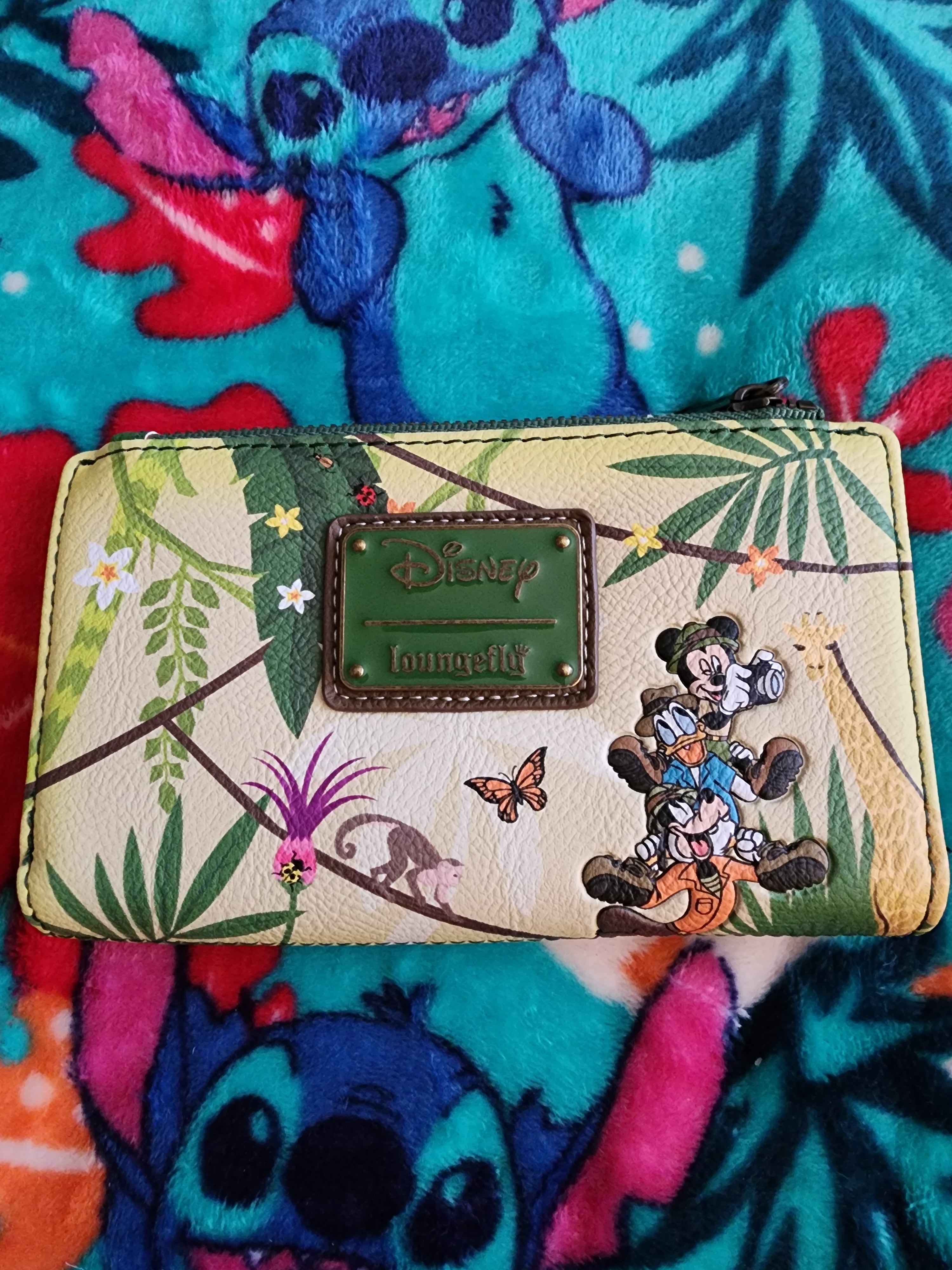 Loungefly Disney Mickey outlet Mouse Safari Mini Backpack & Cardholder