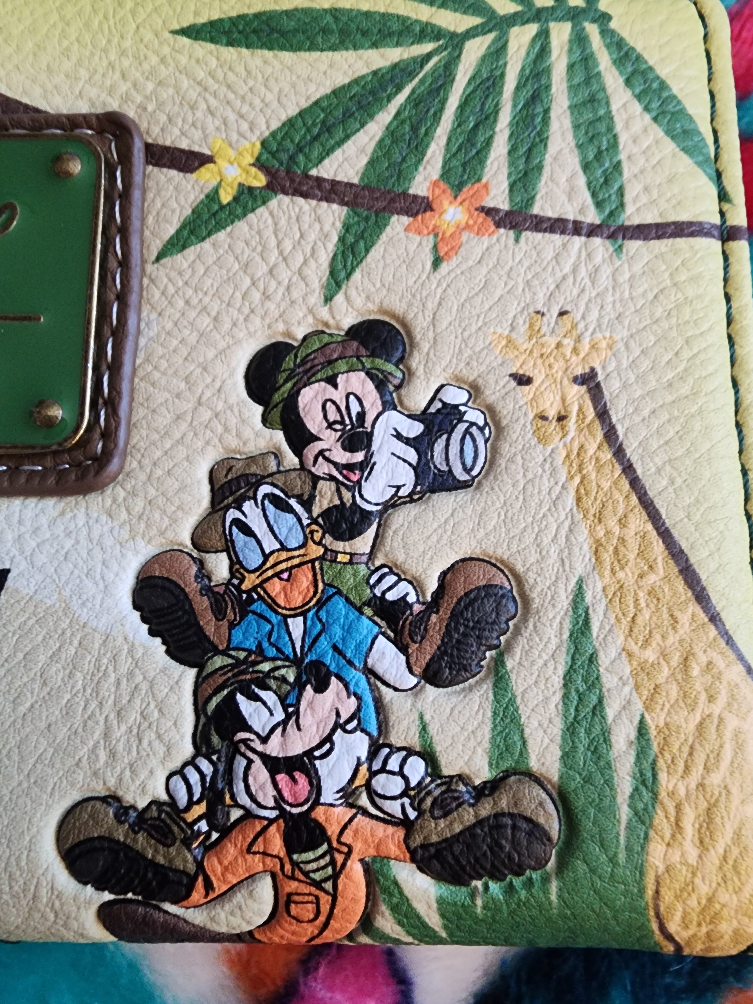 Newest Loungefly Disney Mickey Mouse Safari Crossbody Bag - BoxLunch Exclusive