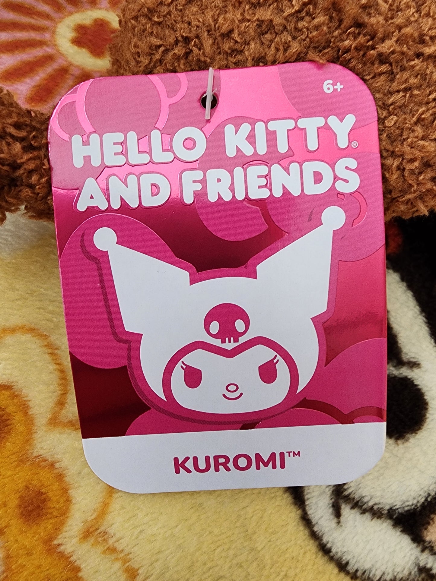 Hello Kitty and Friends Kuromi Fluffy Plush