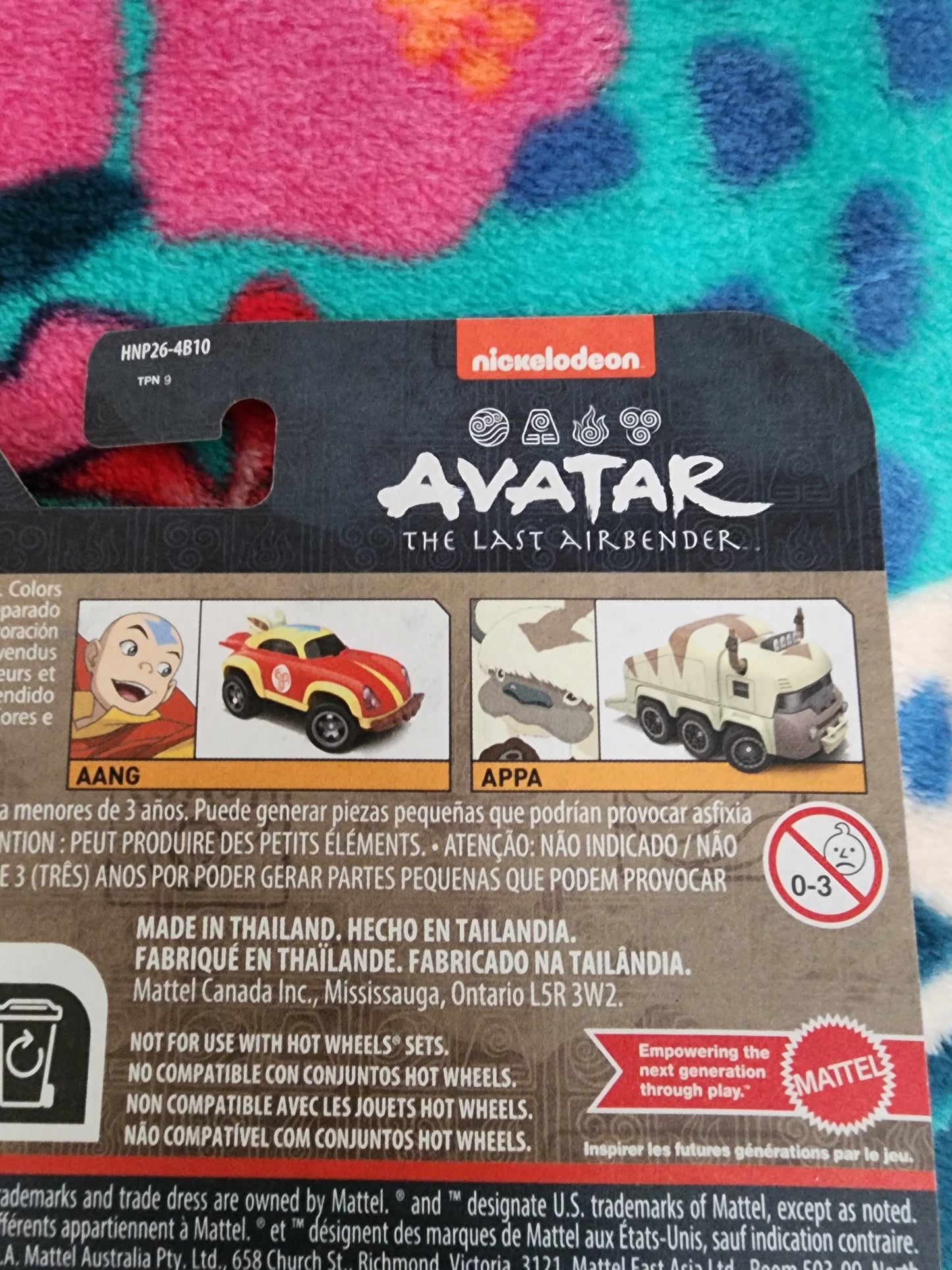 Hot Wheels Aang Avatar the Last Airbender Car