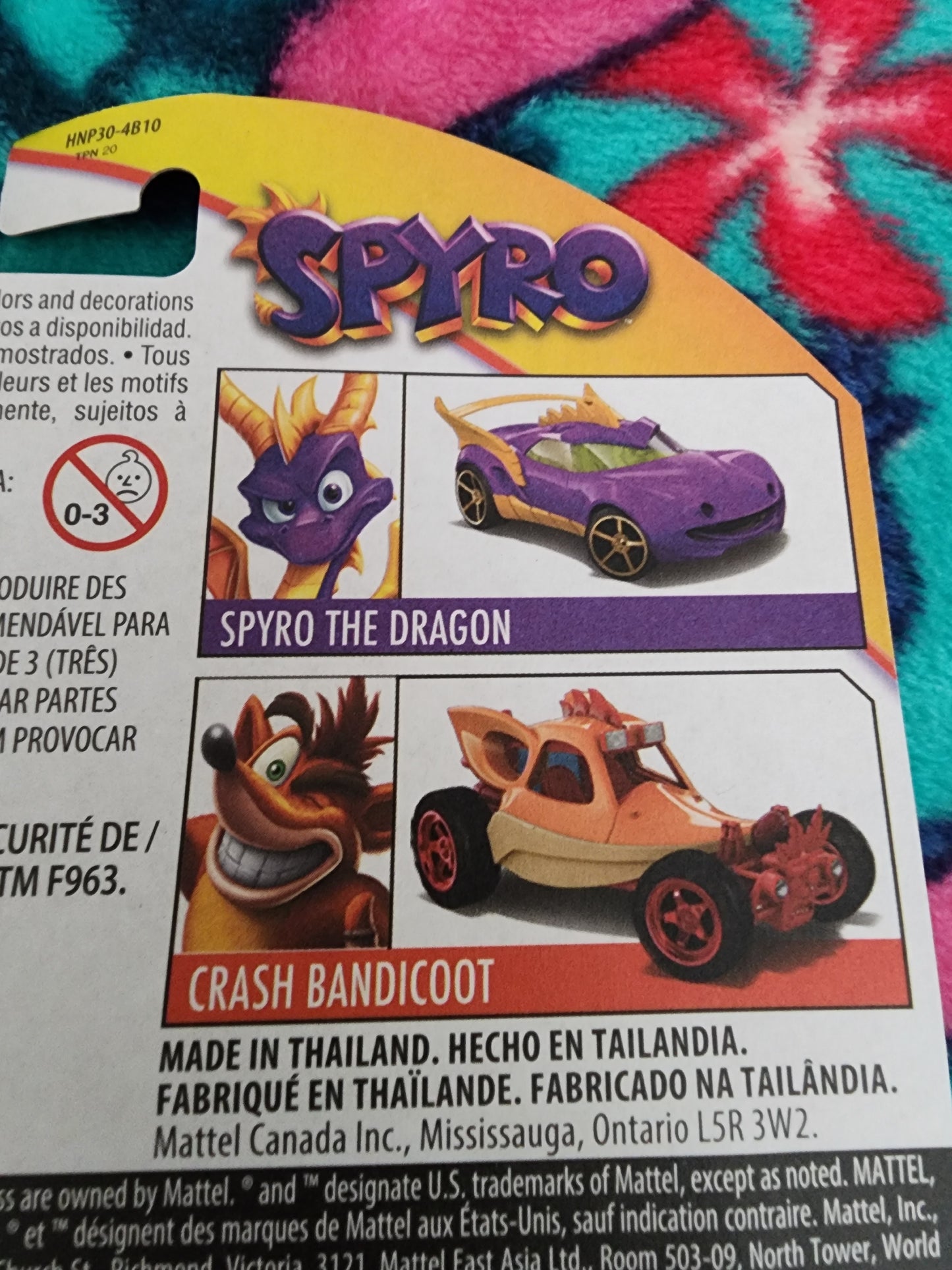 Hot Wheels Spyro the Dragon Car