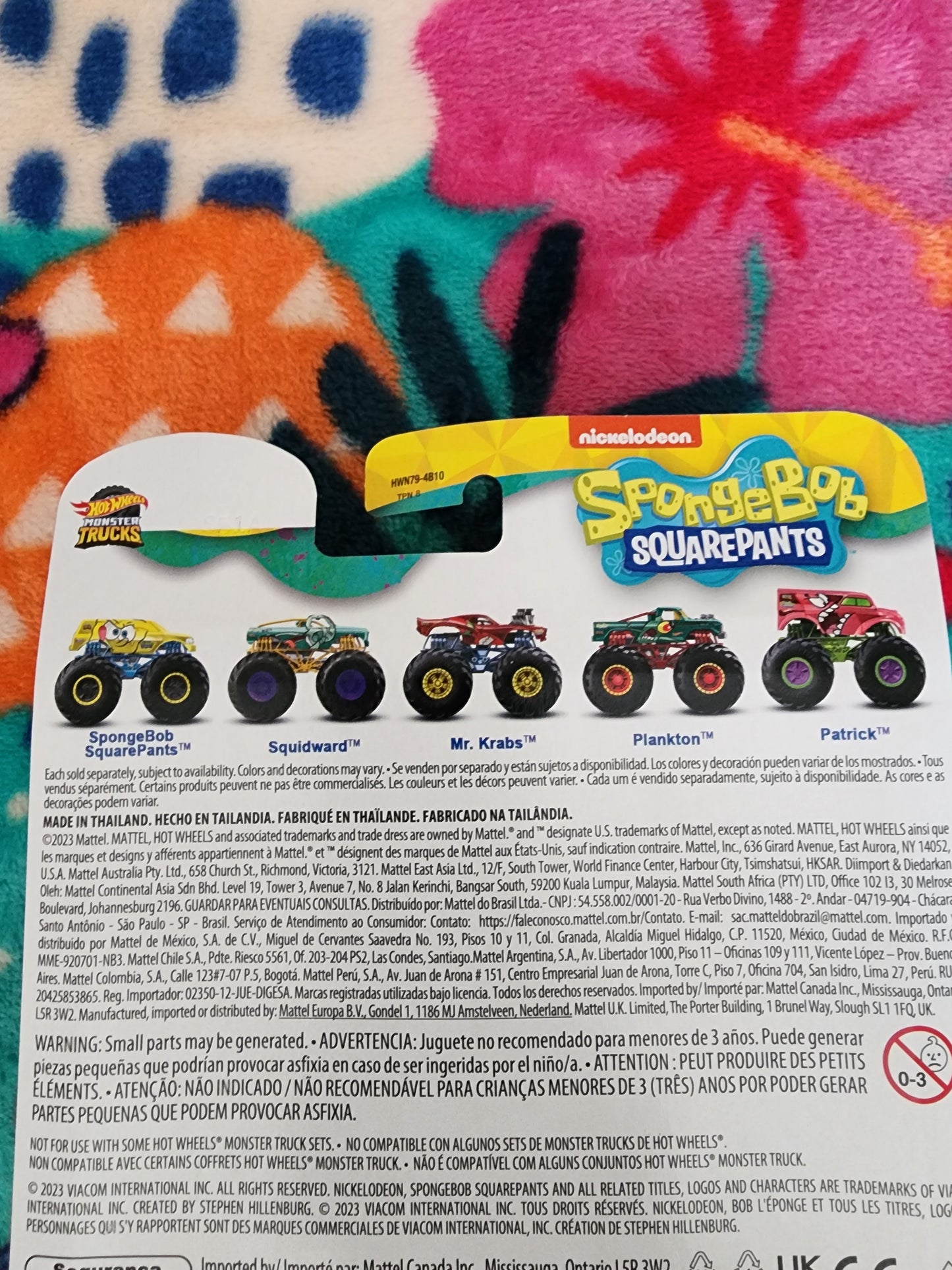 Hot Wheels Spongebob Monster Trucks