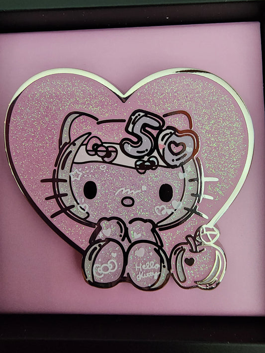 Hello Kitty Bling Heart Mystery Pins