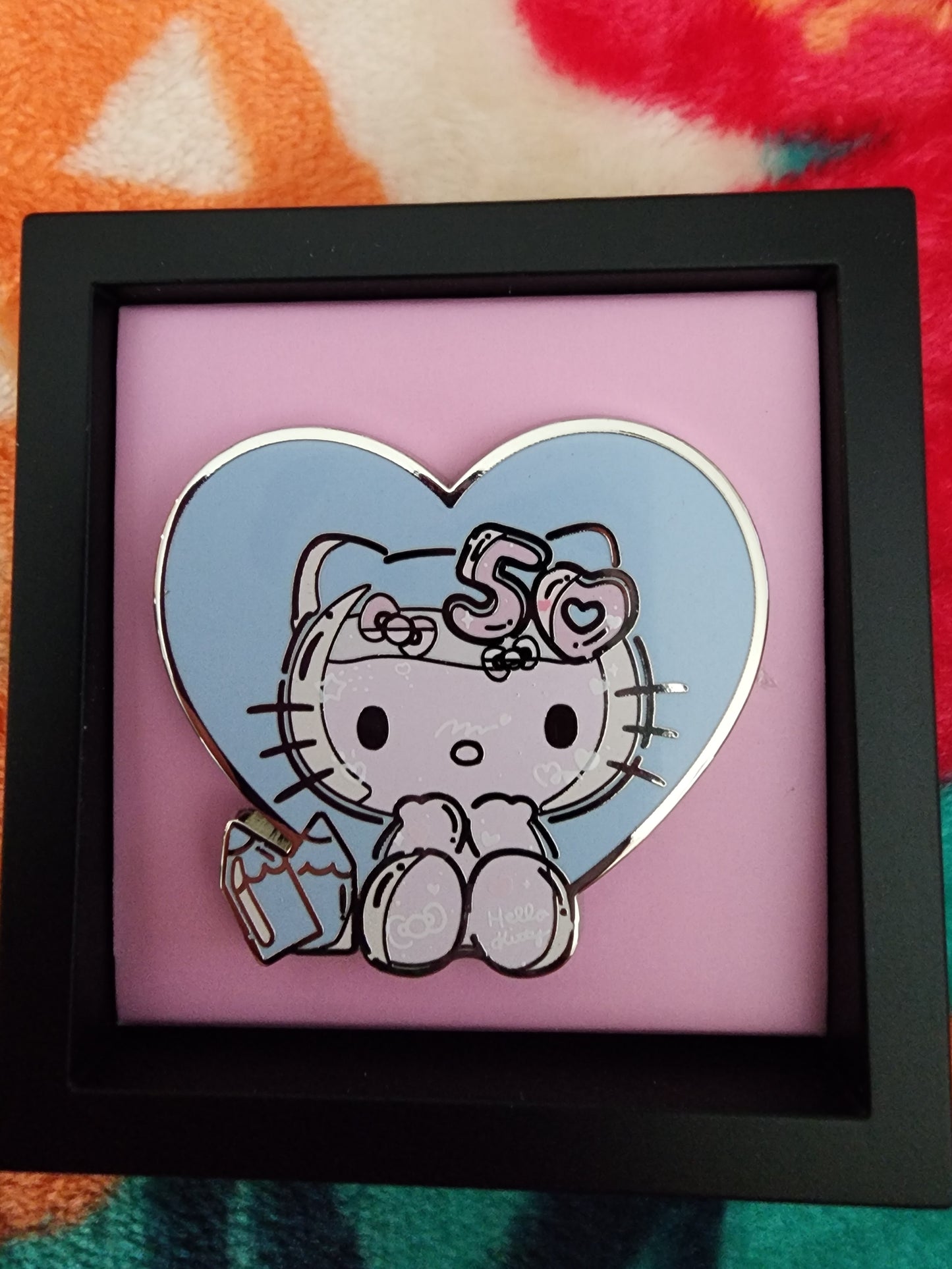 Hello Kitty 50th Anniversary Bling Heart Figpins