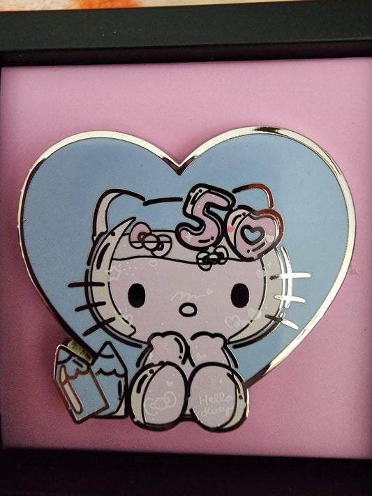 Hello Kitty 50th Anniversary Bling Heart Figpins