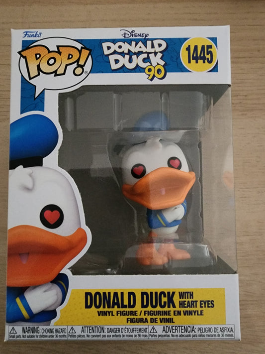 Funko Pop Disney Donald Duck 90th with Heart Eyes Figure