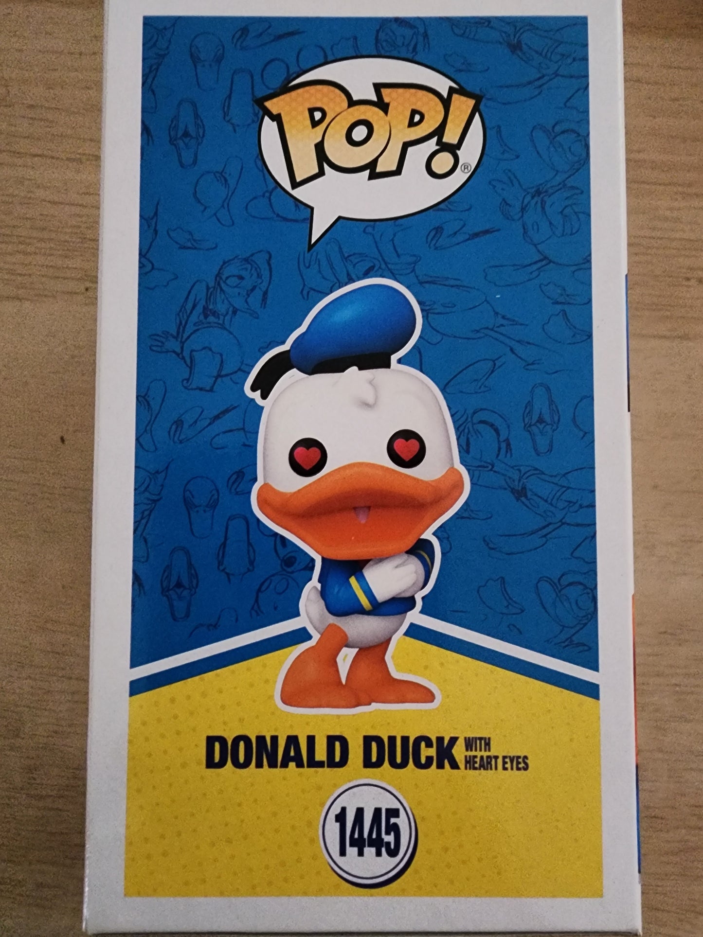 Funko Pop Disney Donald Duck 90th with Heart Eyes Figure