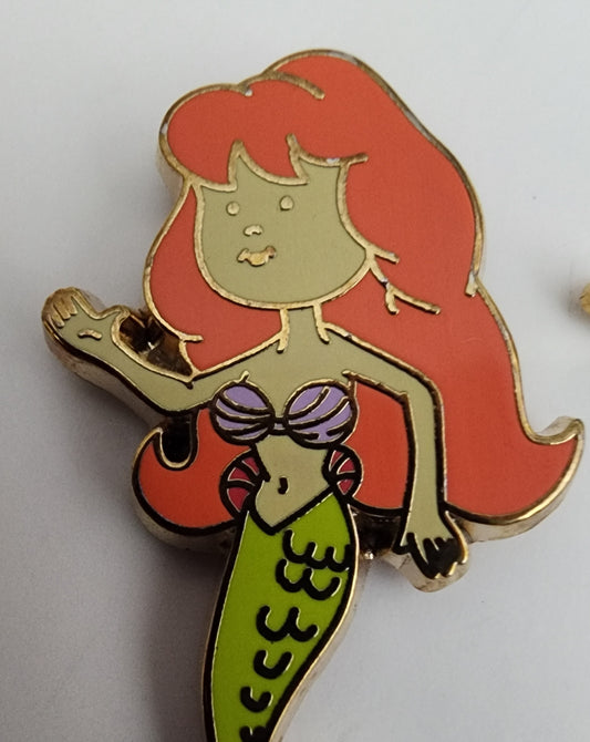 Disney Princess Ariel Little Mermaid Chibi Pin