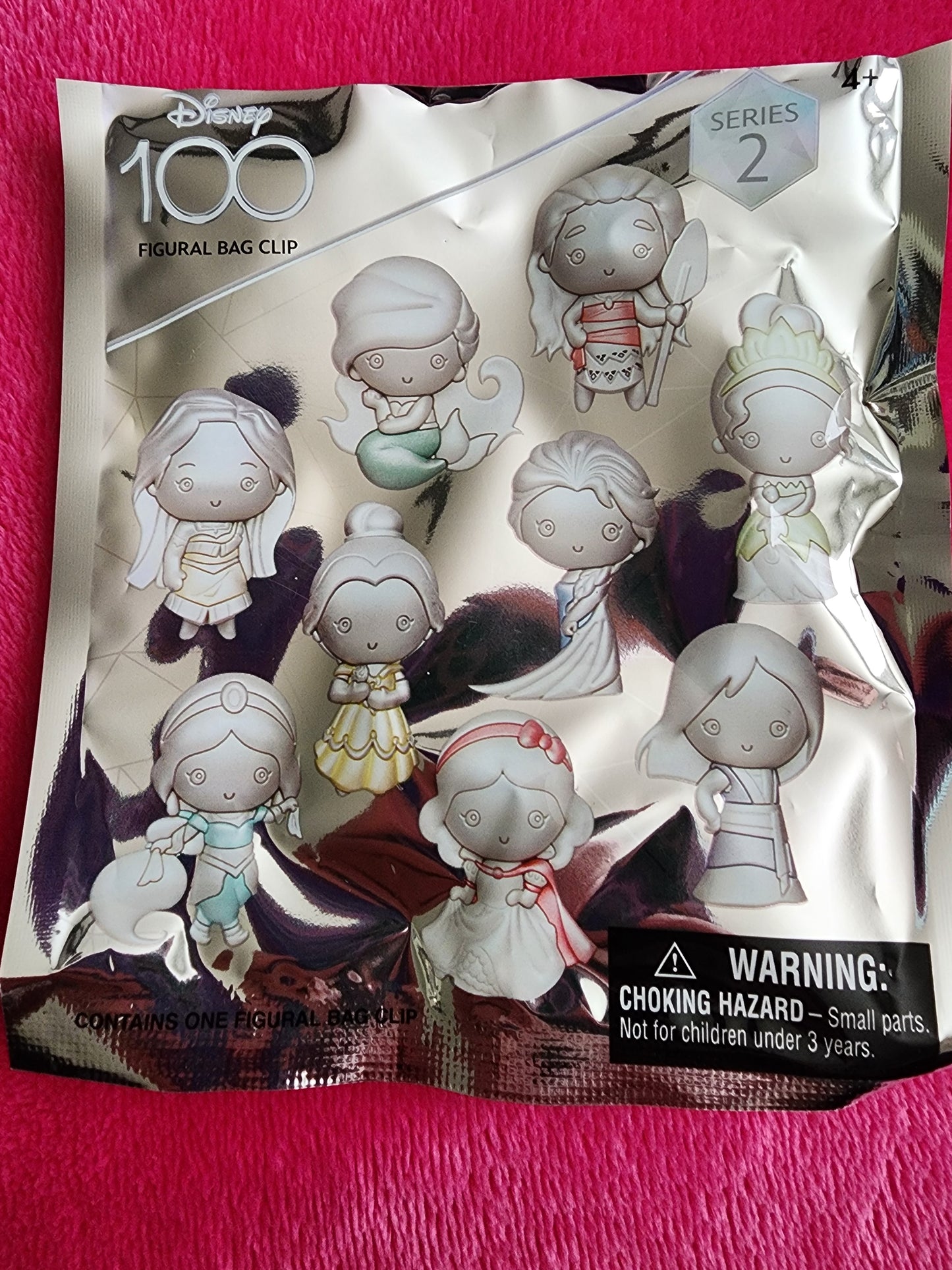 Disney 100th Anniversary Princess Exclusive Mystery Bag Clips