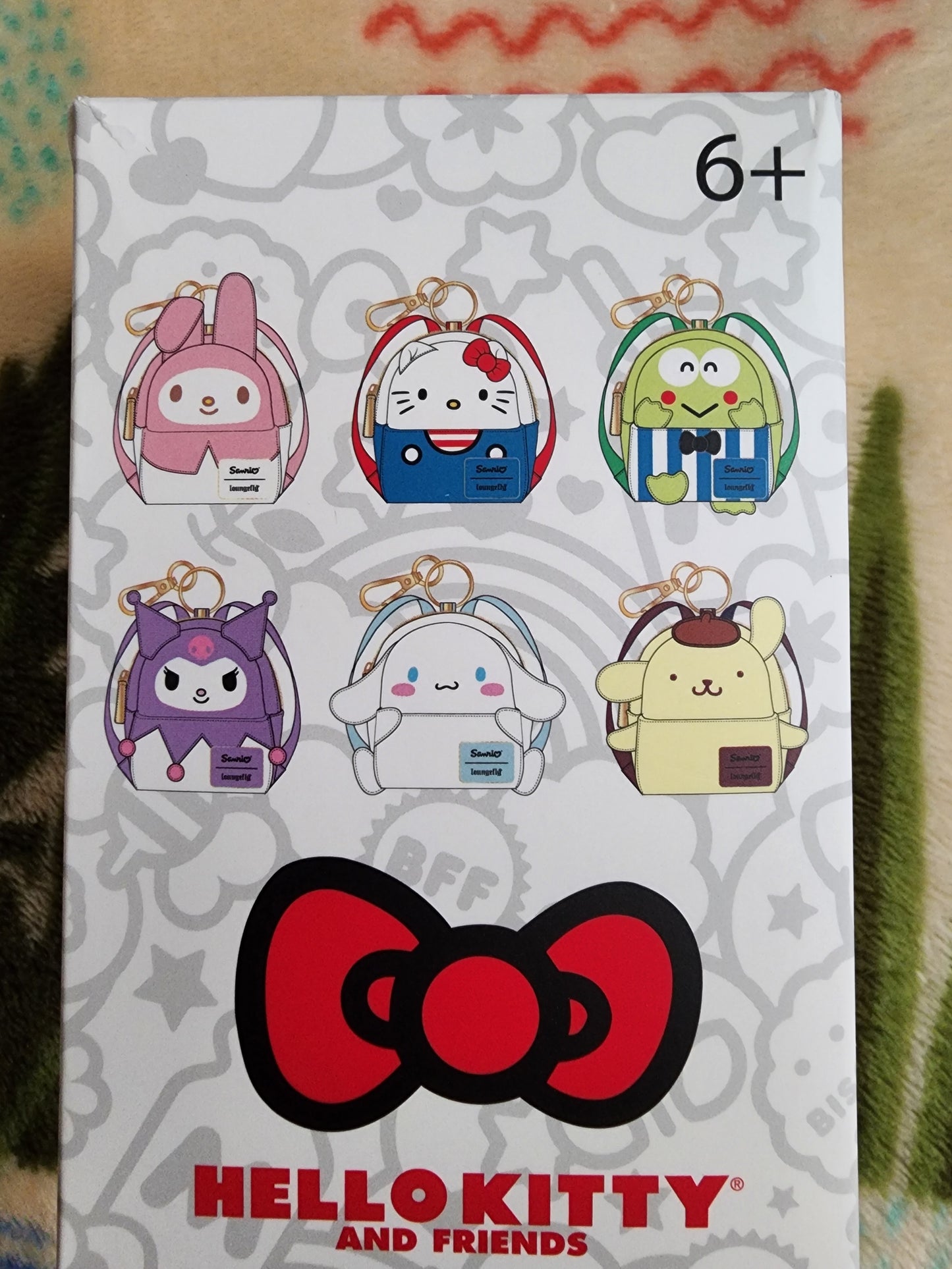 Hello Kitty and Friends 50th Anniversary Mini Pocket Backpack Mystery Bag Clips