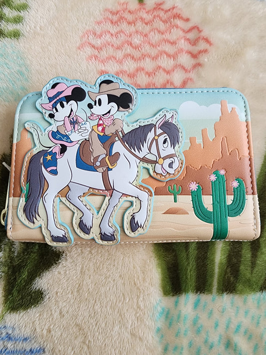 Loungefly Disney Mickey & Minnie Cowboy Wallet