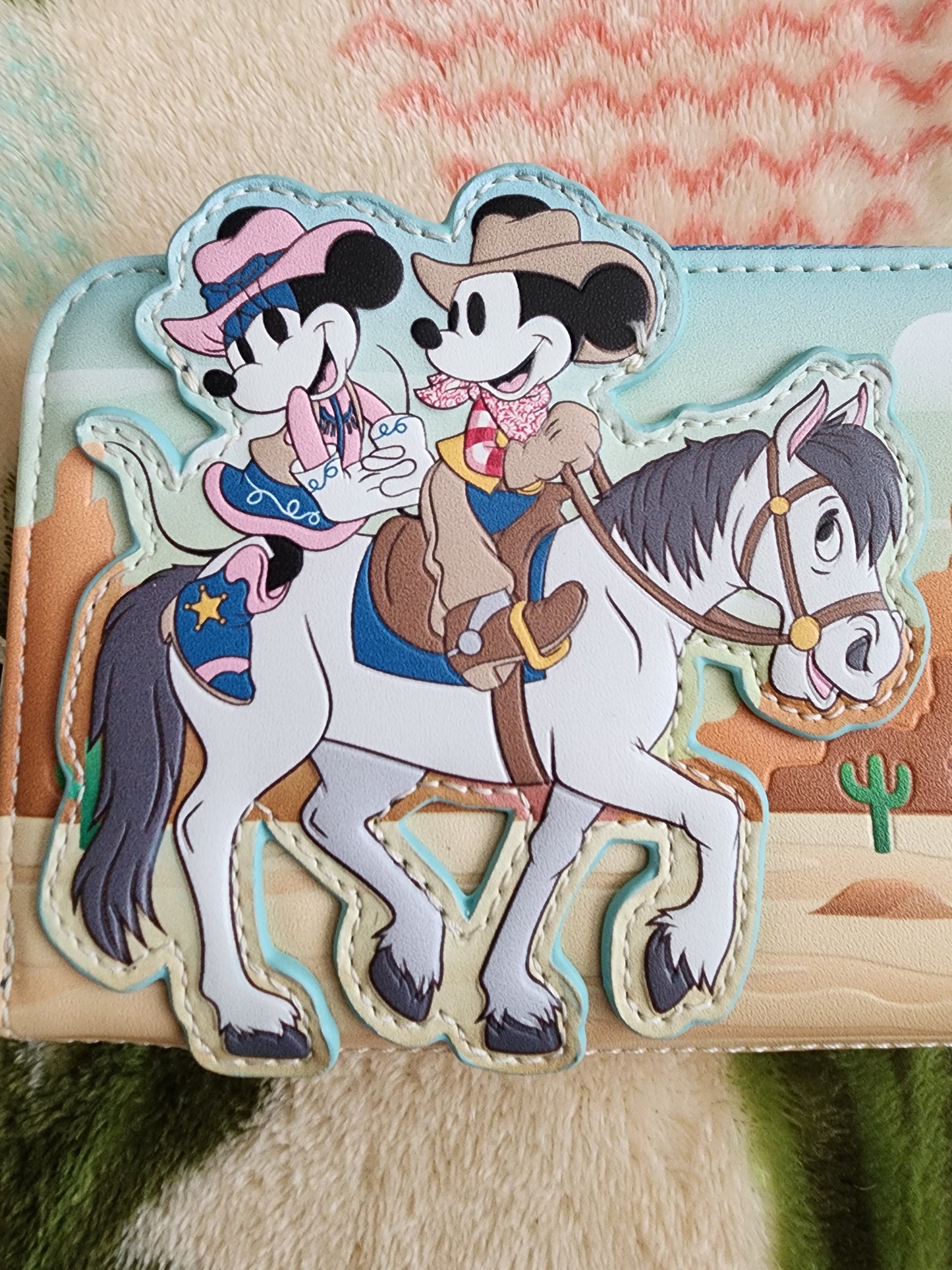 Loungefly Disney Mickey & Minnie Cowboy Wallet