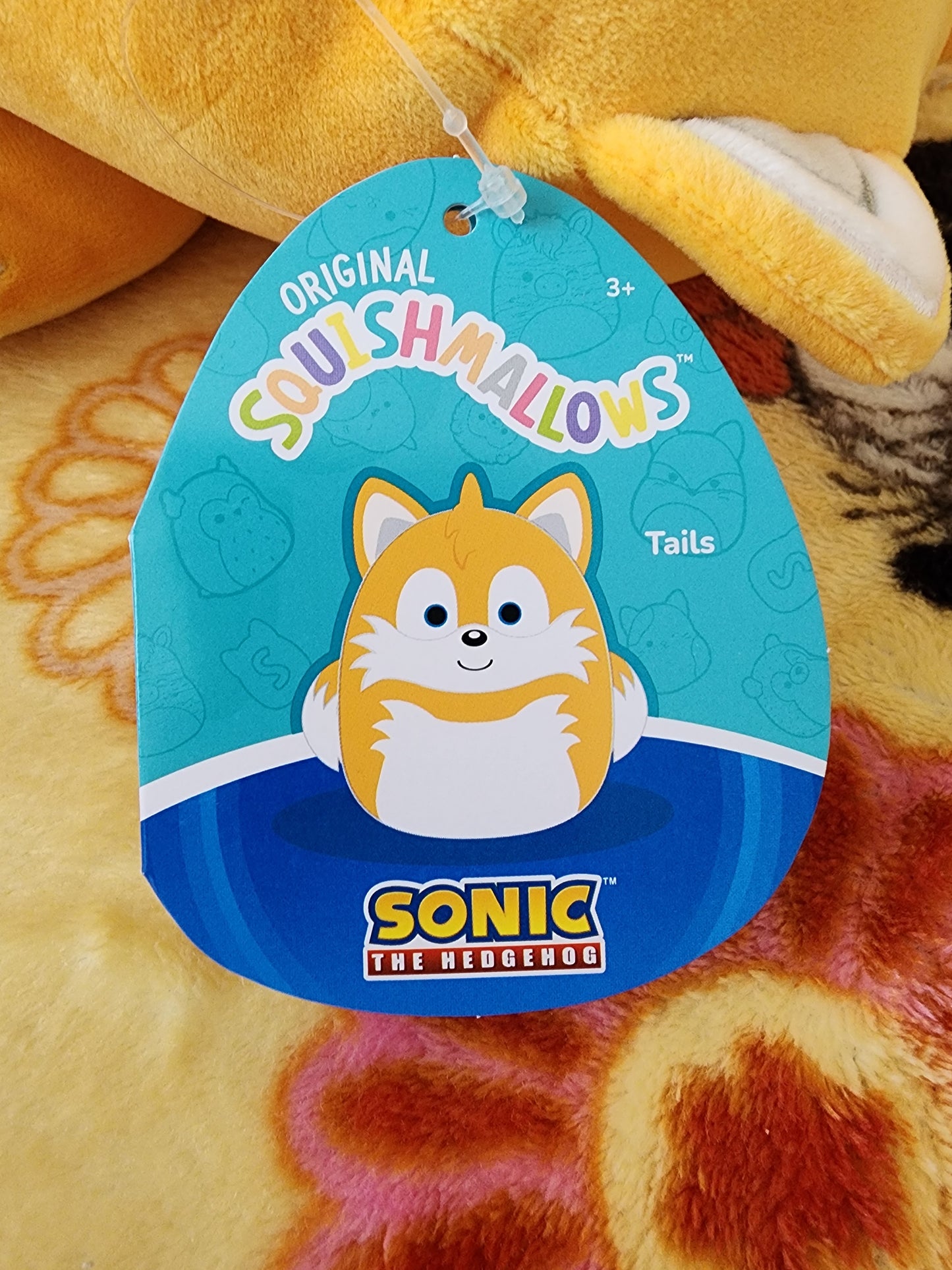 Squishmallows Sonic the Hedgehog Tails Plush