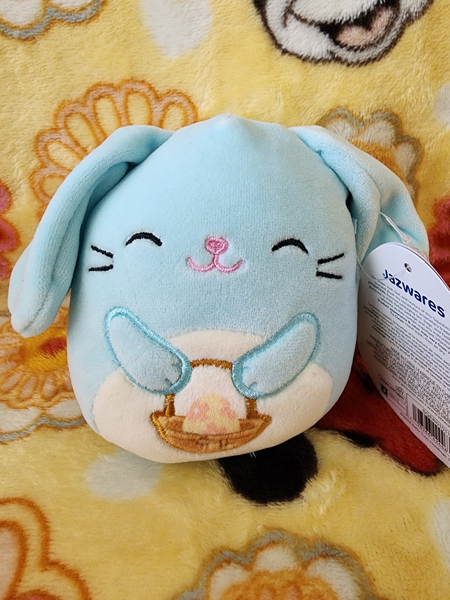 Squishmallows 4.5" Buttons Easter Bunny Plush