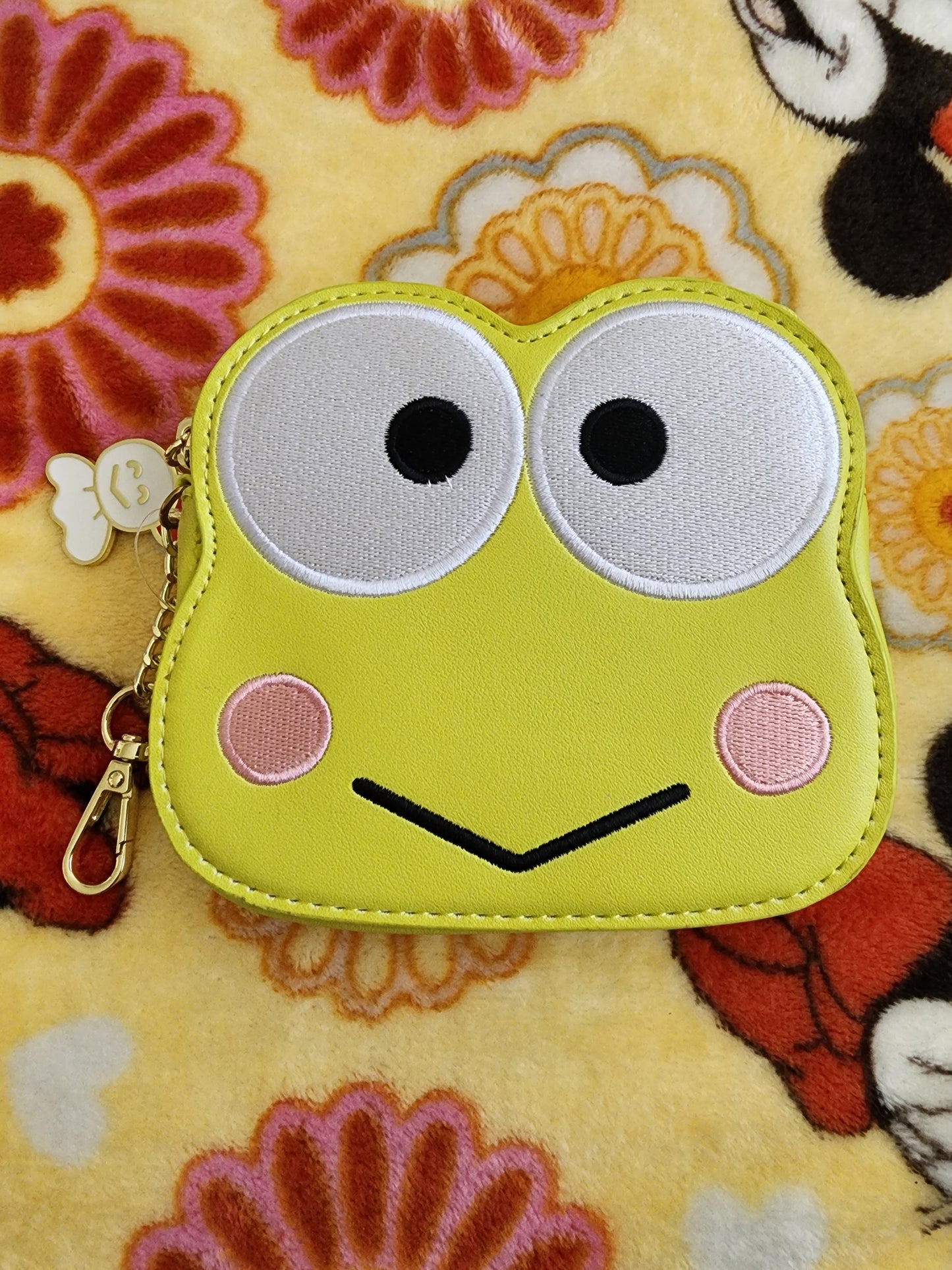 Hello Kitty Keroppi Coin Purse Bag Clip