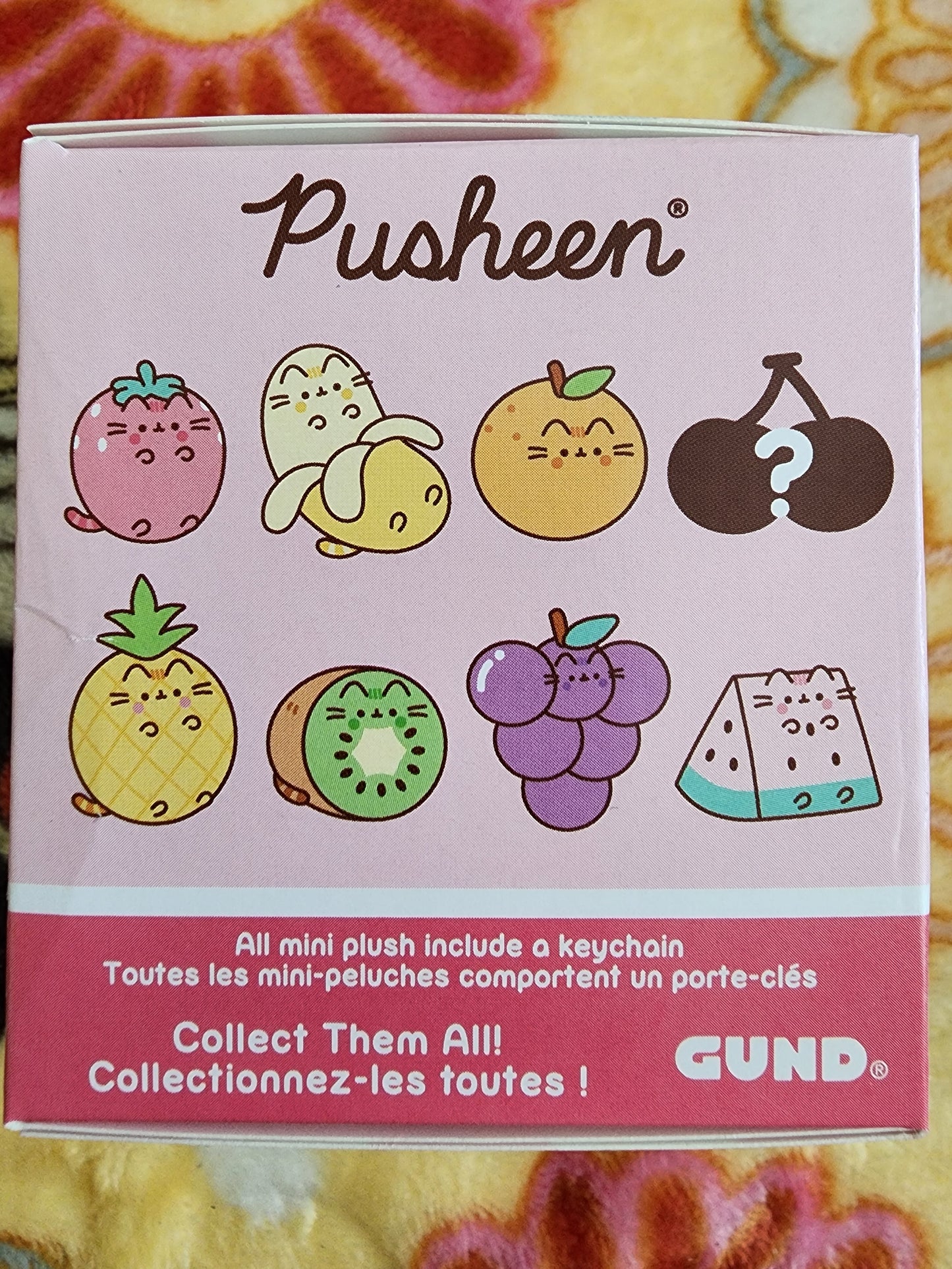 Pusheen Cat Fruit Plush Mystery Bag Clips