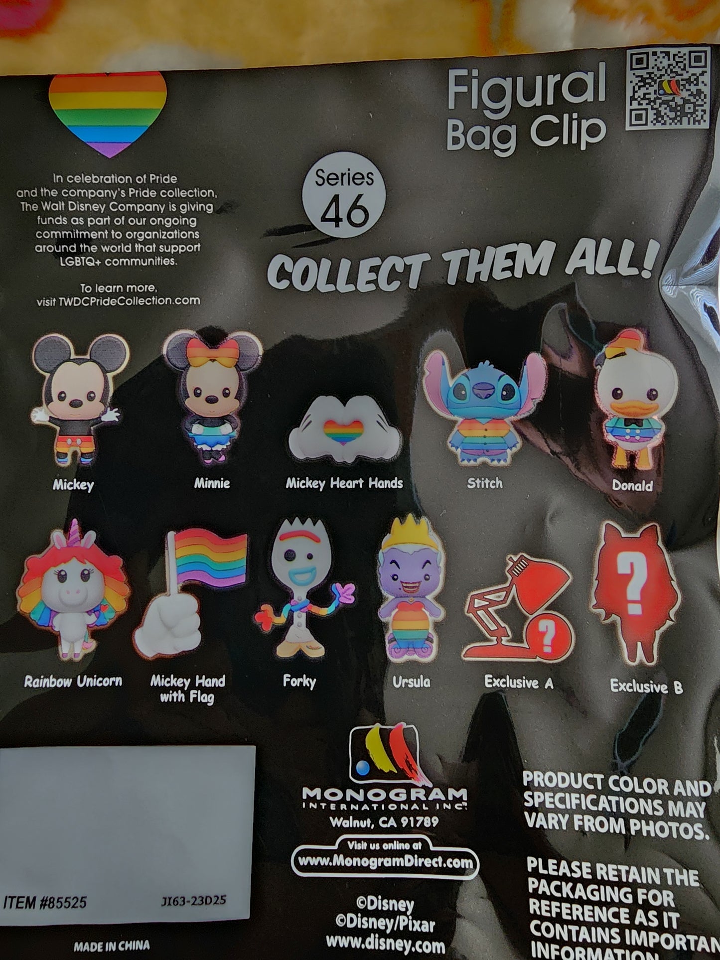 Disney Pride Collection Mystery Bag Clips