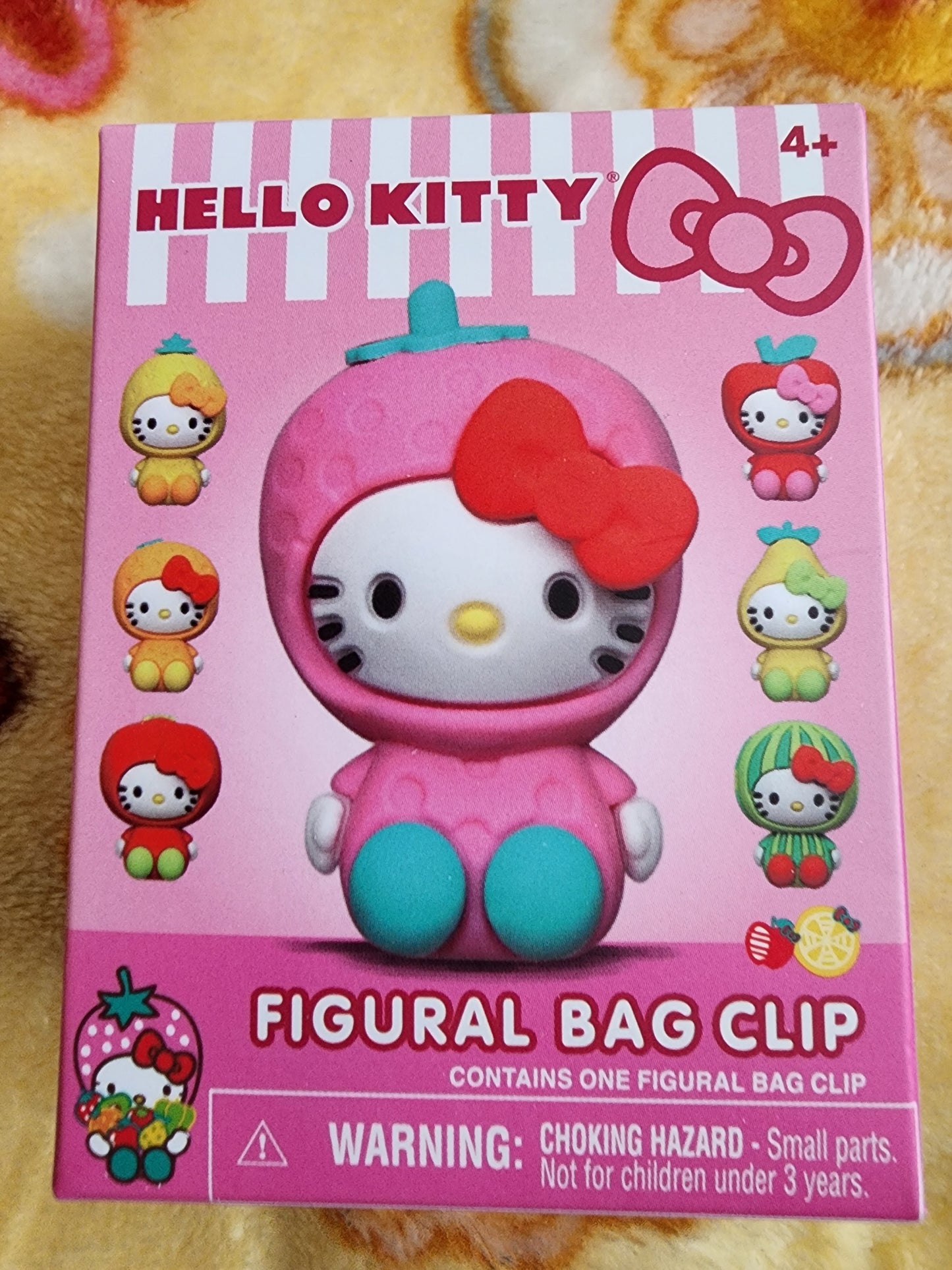 Hello Kitty and Friends Fruit Mystery Bag Clips/Bracelets